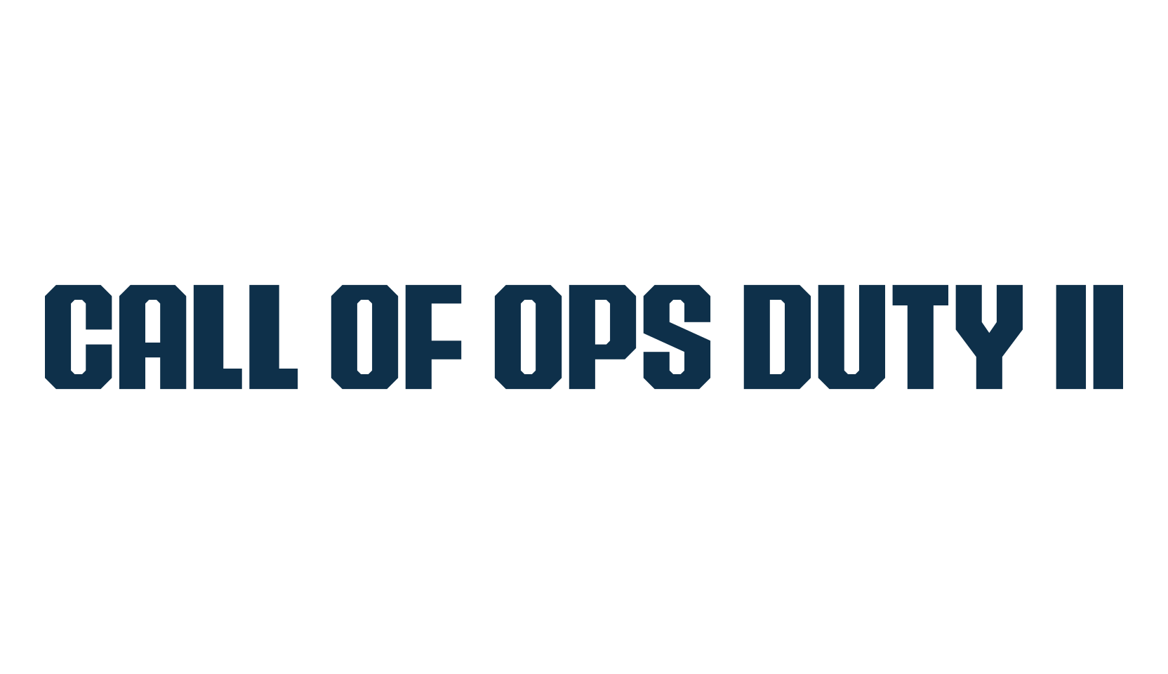 Call of Ops Duty II, fancy various basic font preview