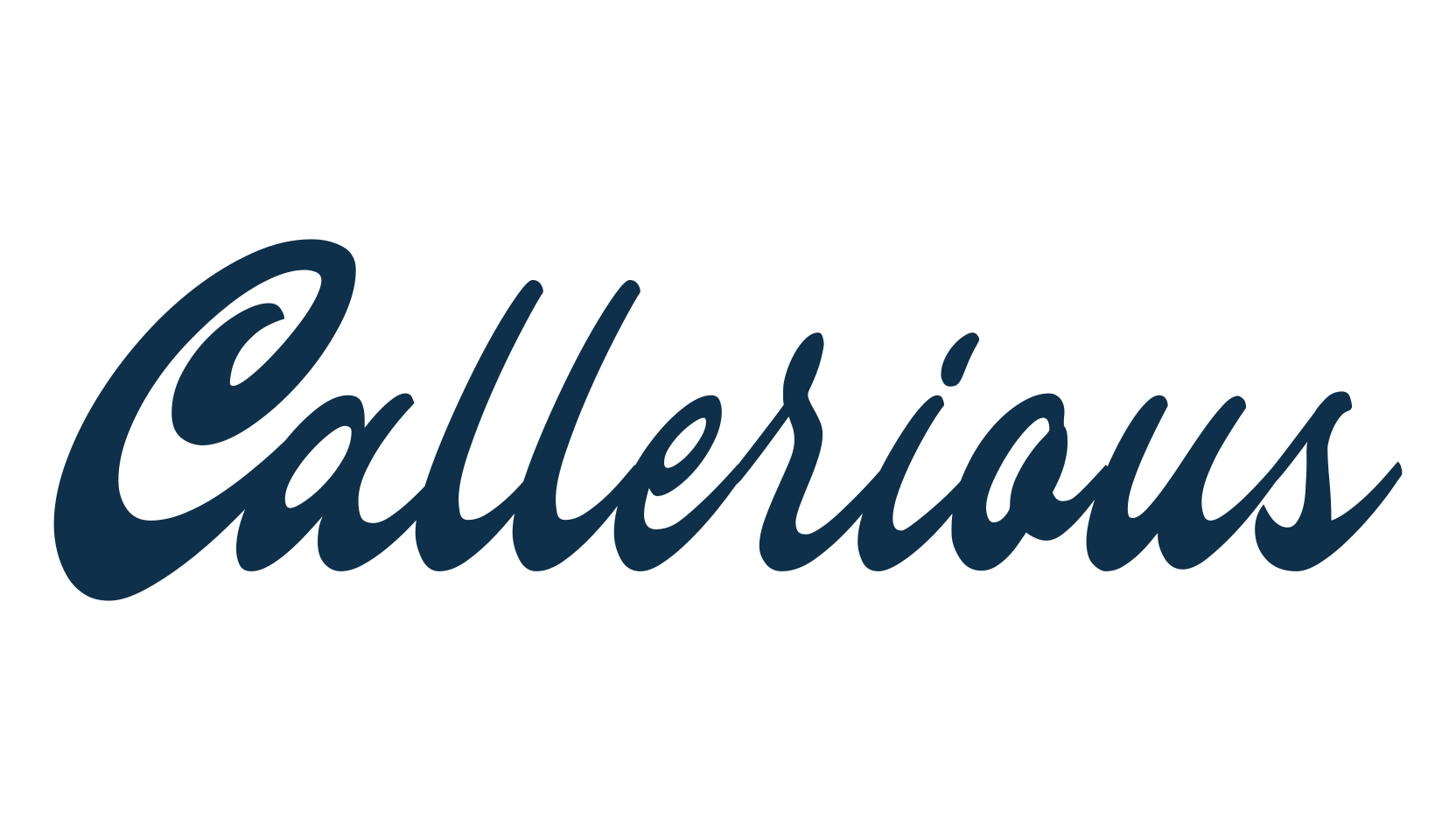 Callerious, old school font preview