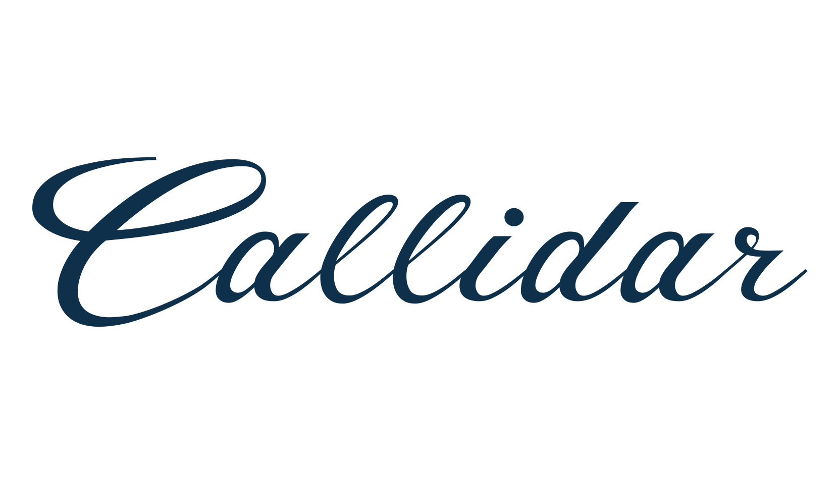 Callidar, script calligraphy fancy decorative font preview