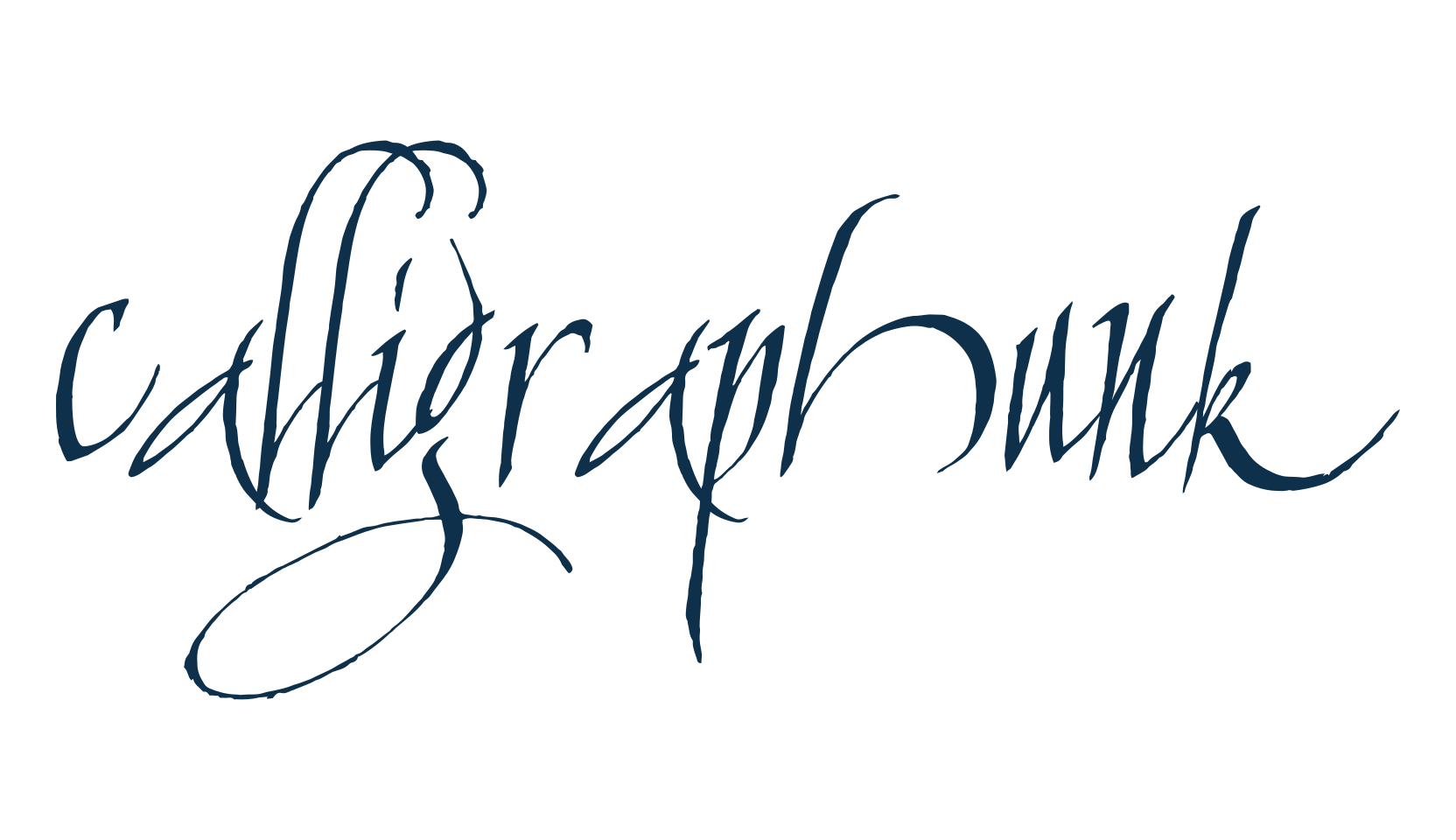 Calligraphunk, calligraphy font preview