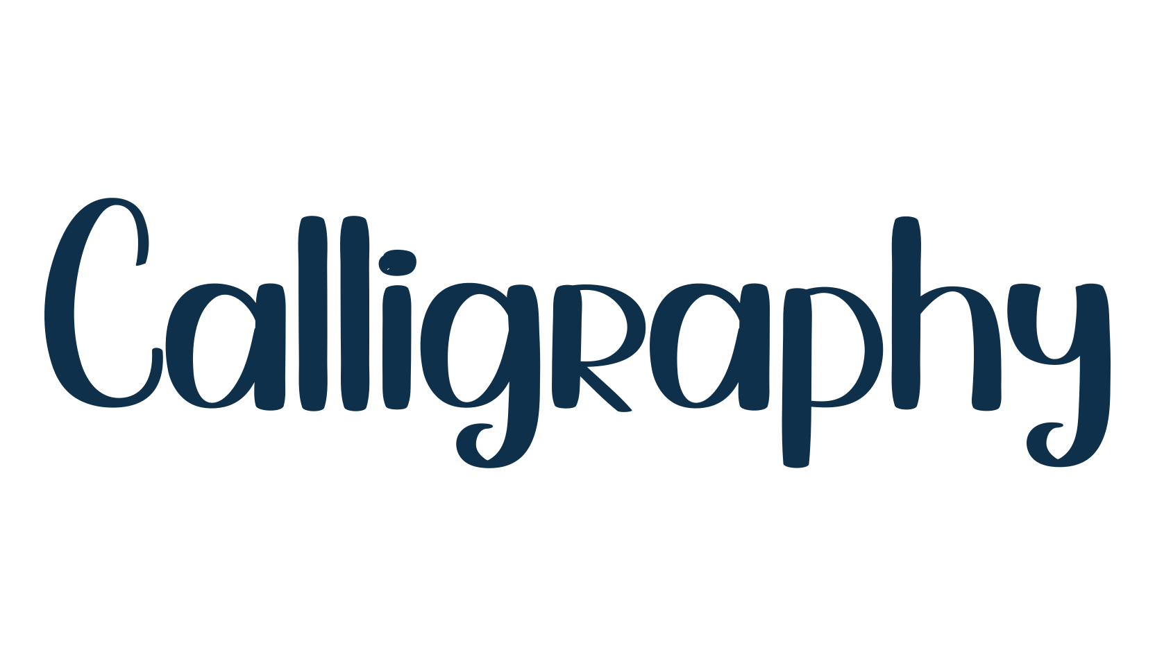 Calligraphy (calligraphy-9), various font preview