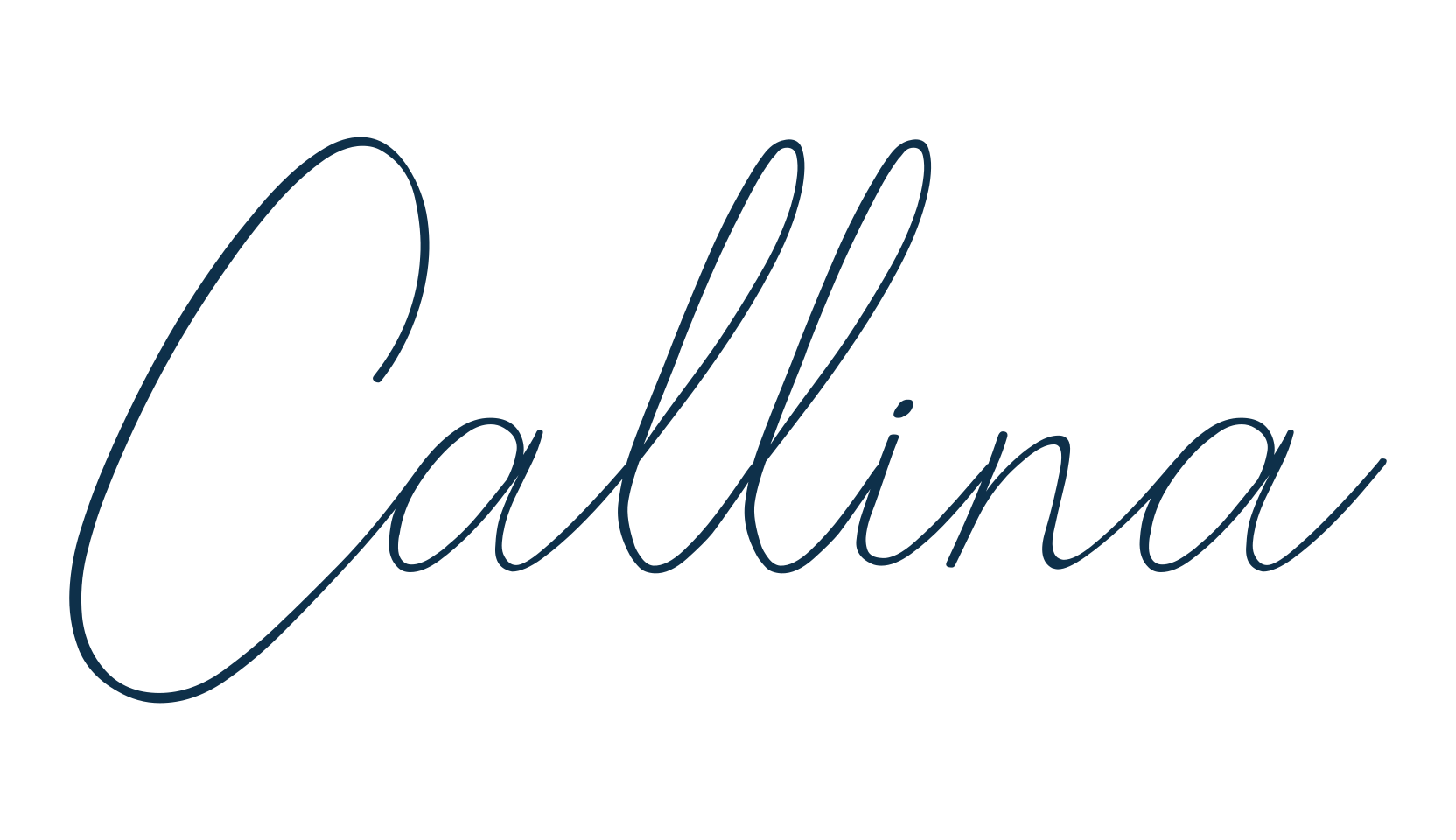 Callina (callina), script handwritten fancy decorative calligraphy font preview