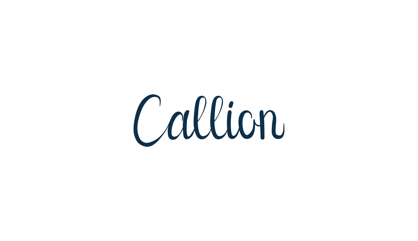 Callion, display market font preview