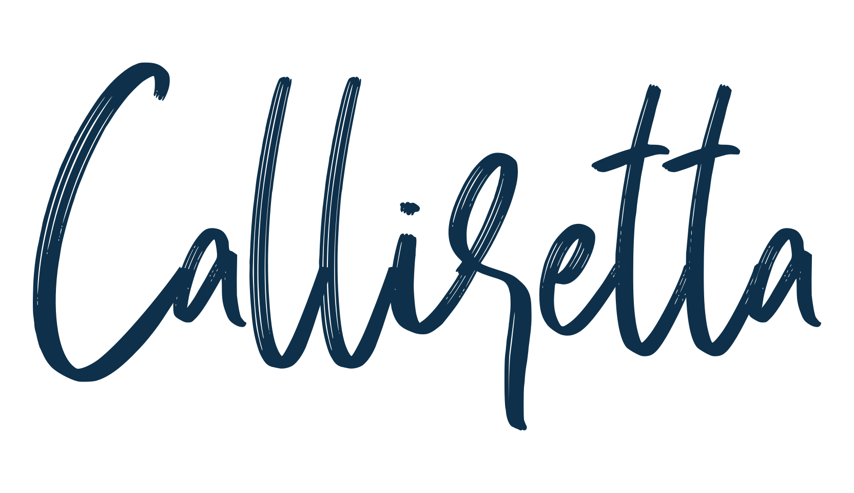 Calliretta, handwriting font preview