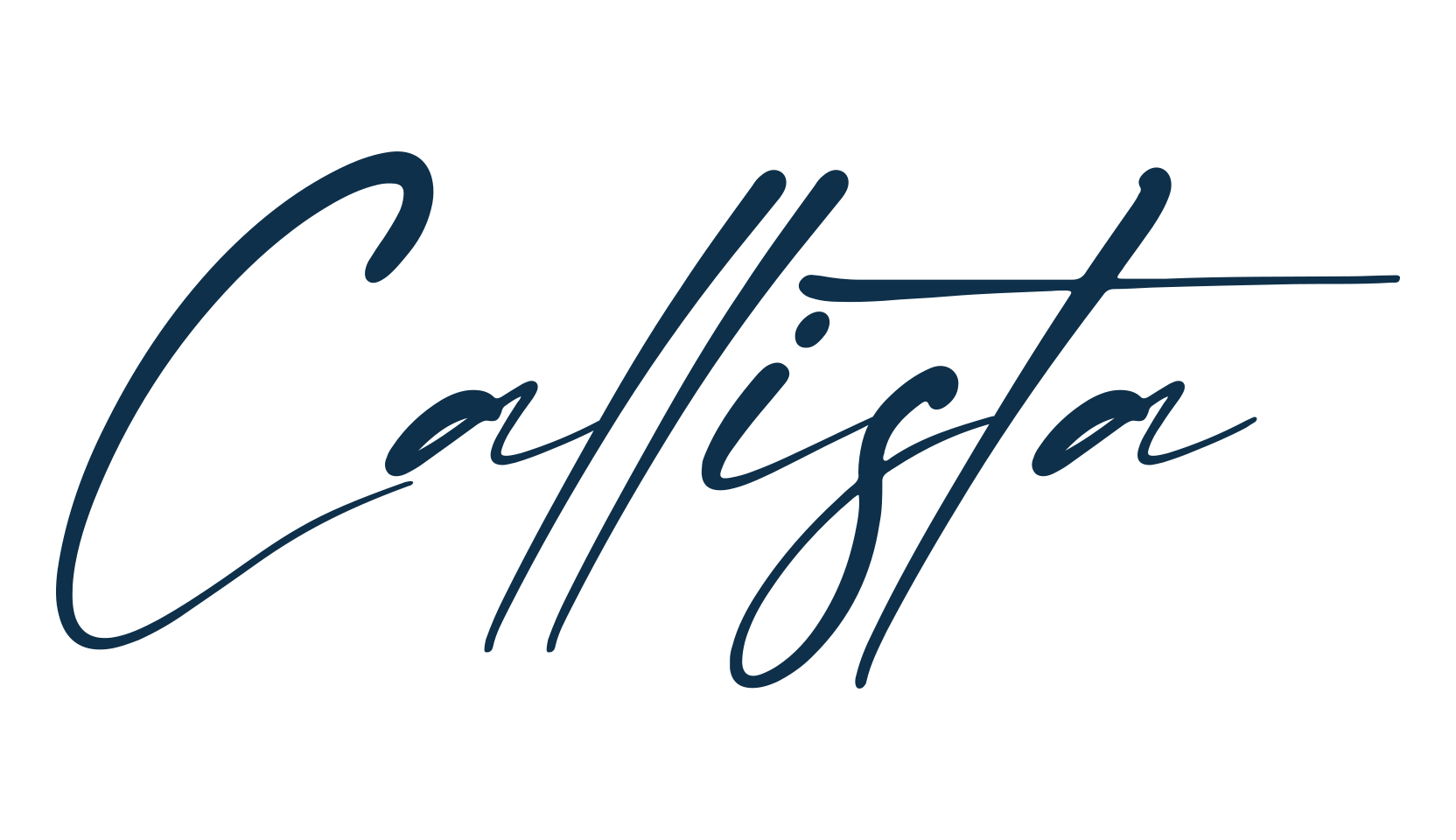 Callista (callista), handwriting font preview