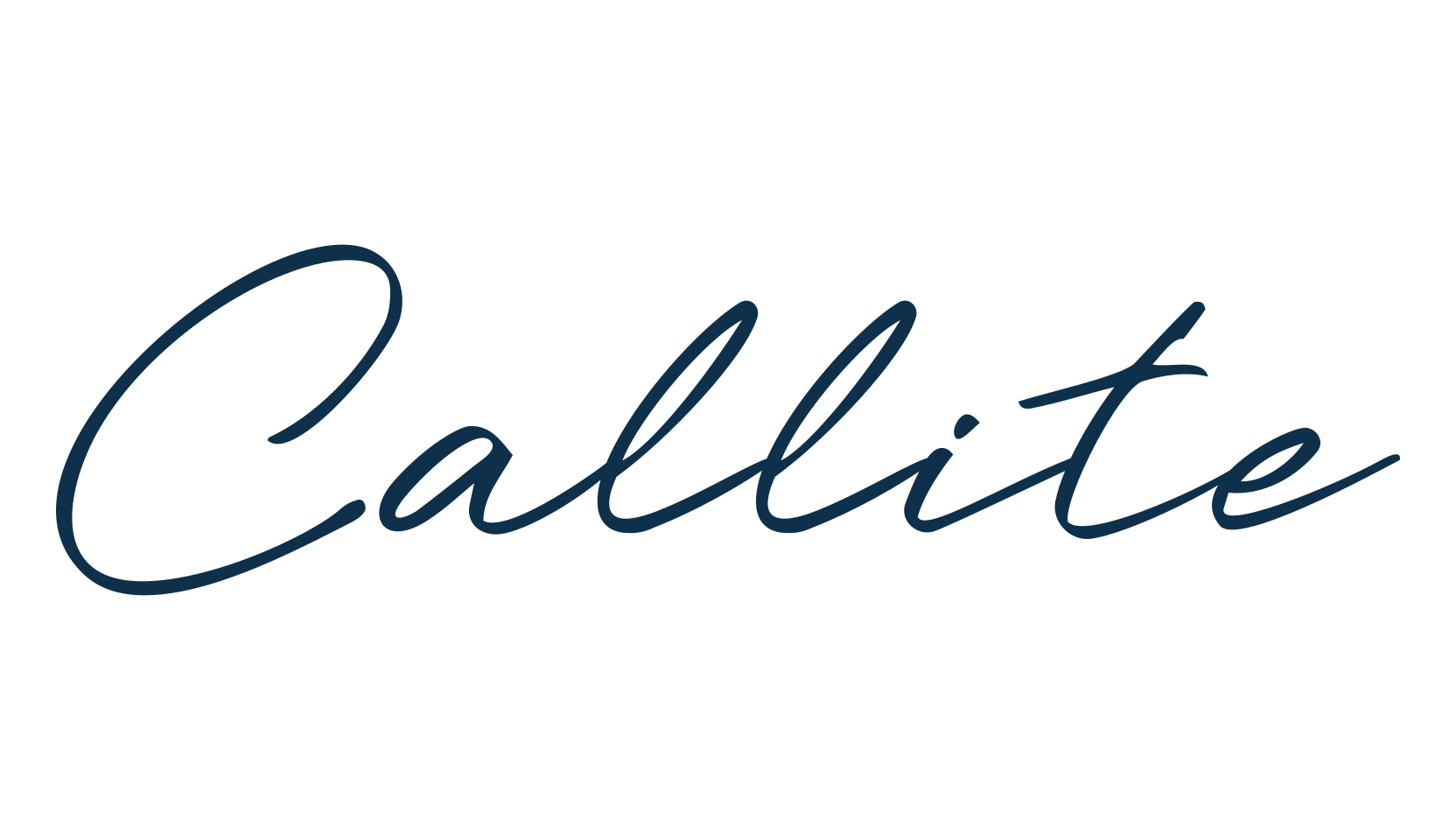 Callite, script handwritten fancy decorative calligraphy font preview