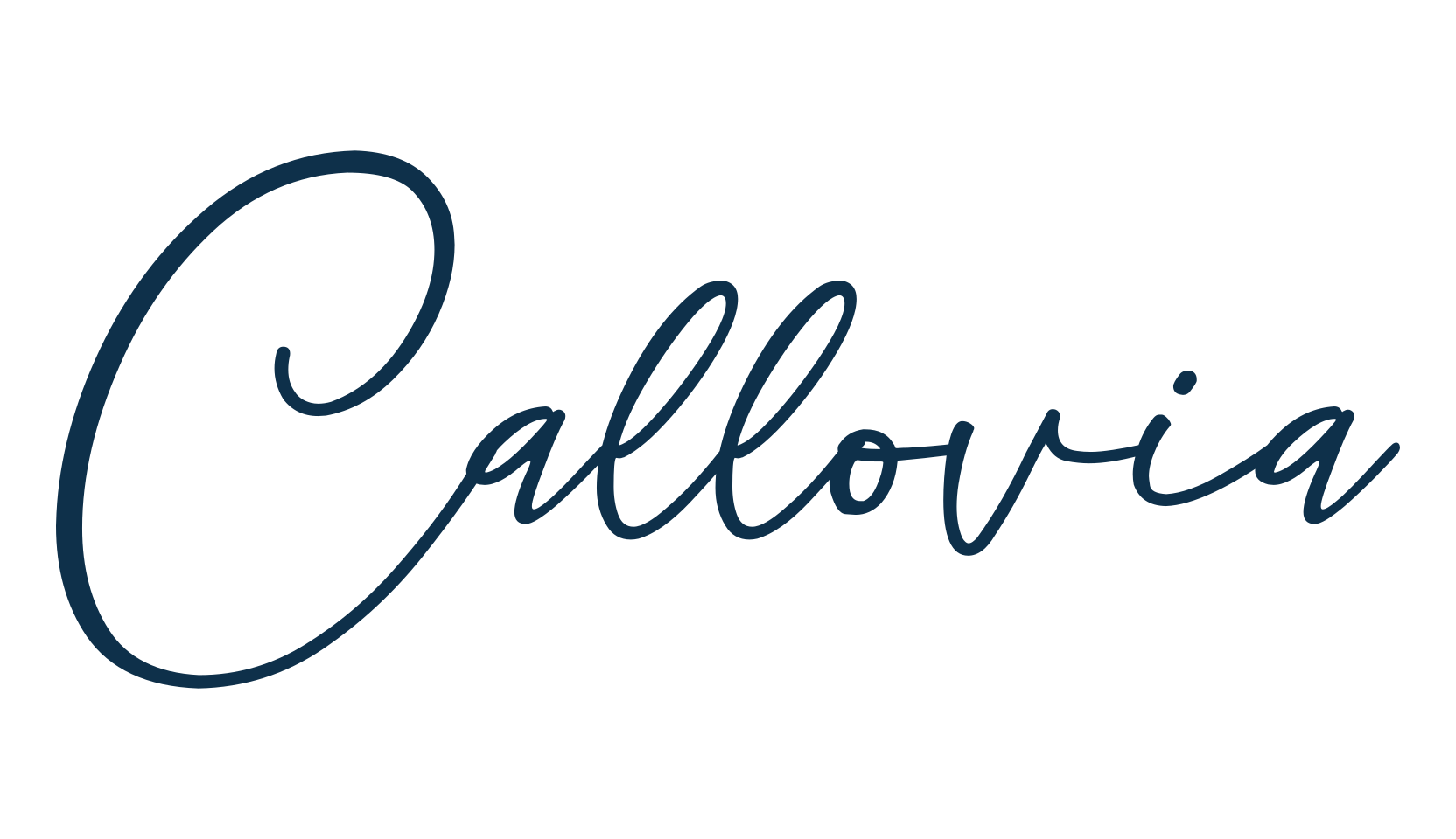 Callovia, script handwritten fancy decorative calligraphy font preview