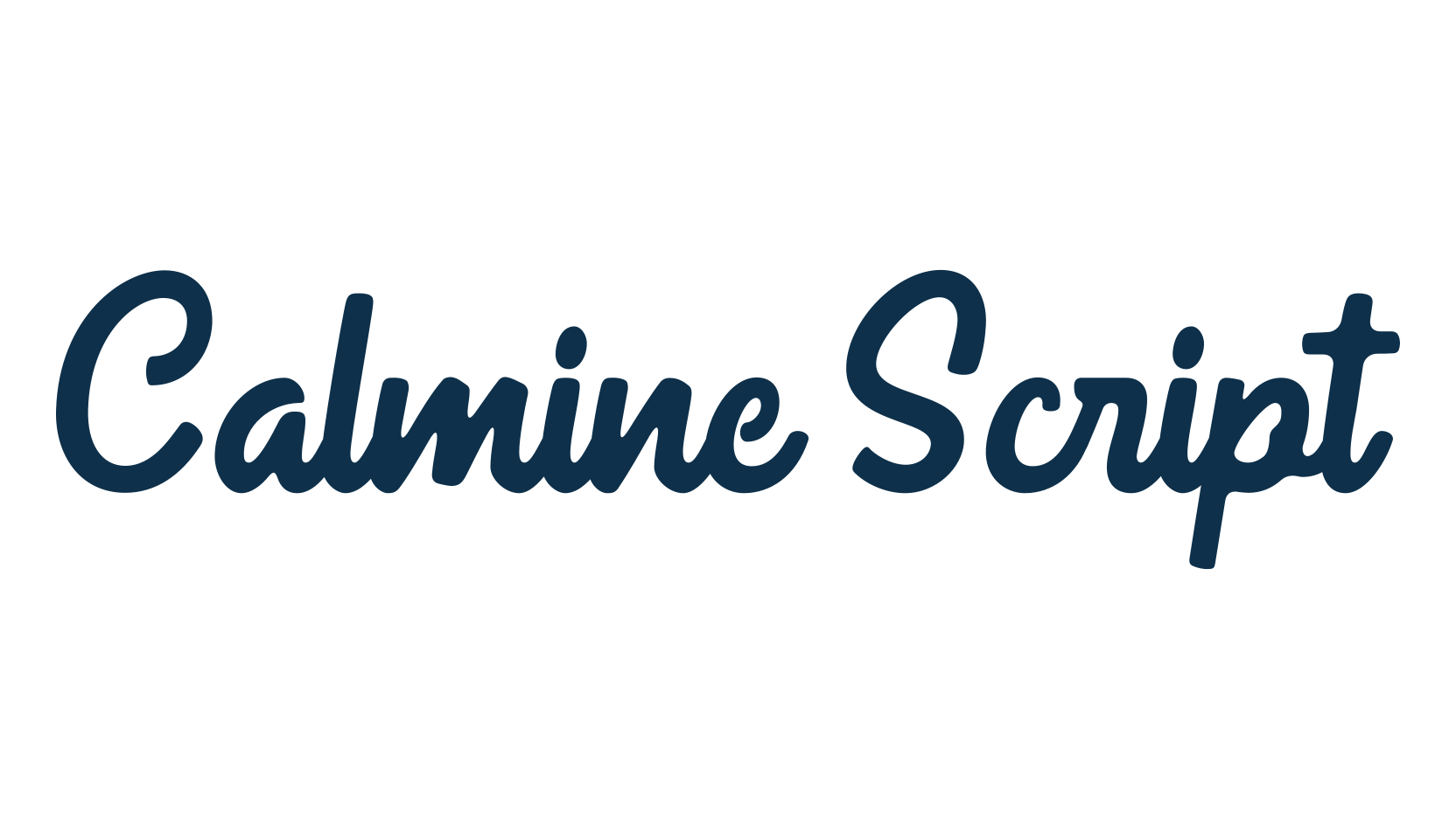 Calmine Script, fancy various decorative script calligraphy font preview