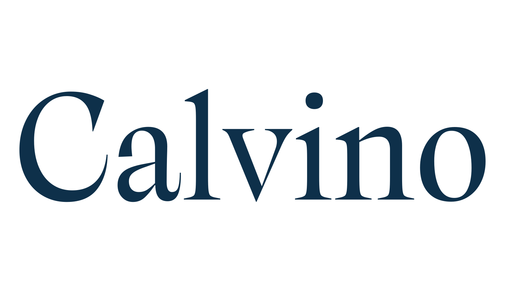 Calvino, serif font preview