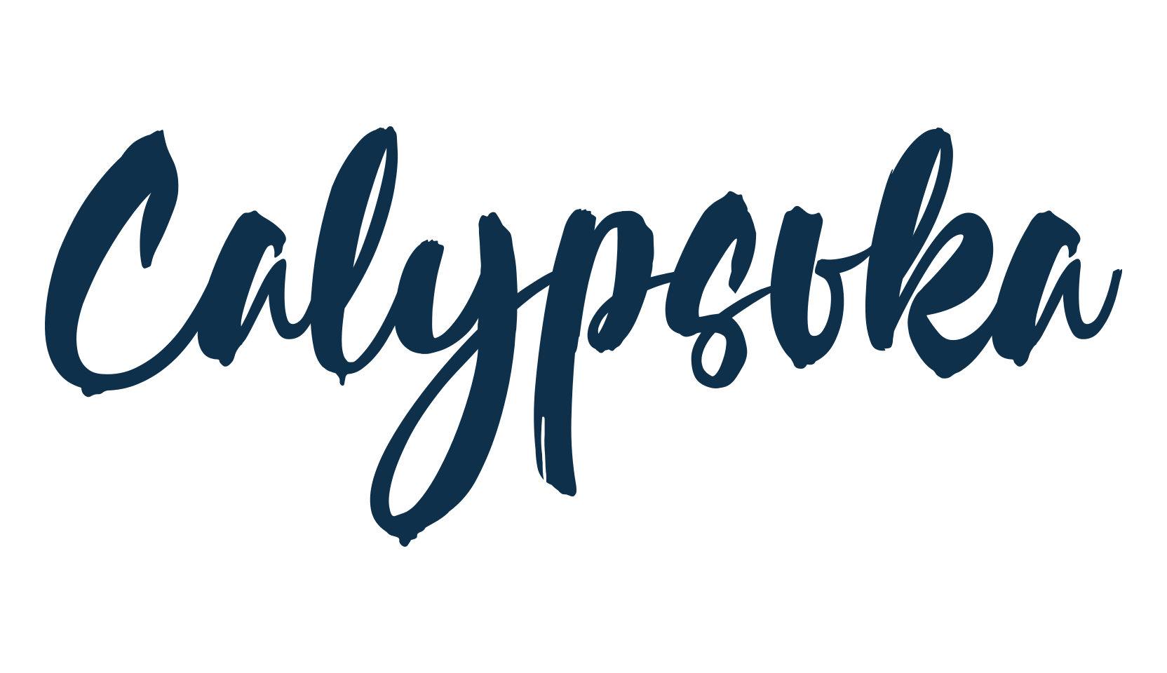 Calypsoka, script calligraphy fancy decorative font preview