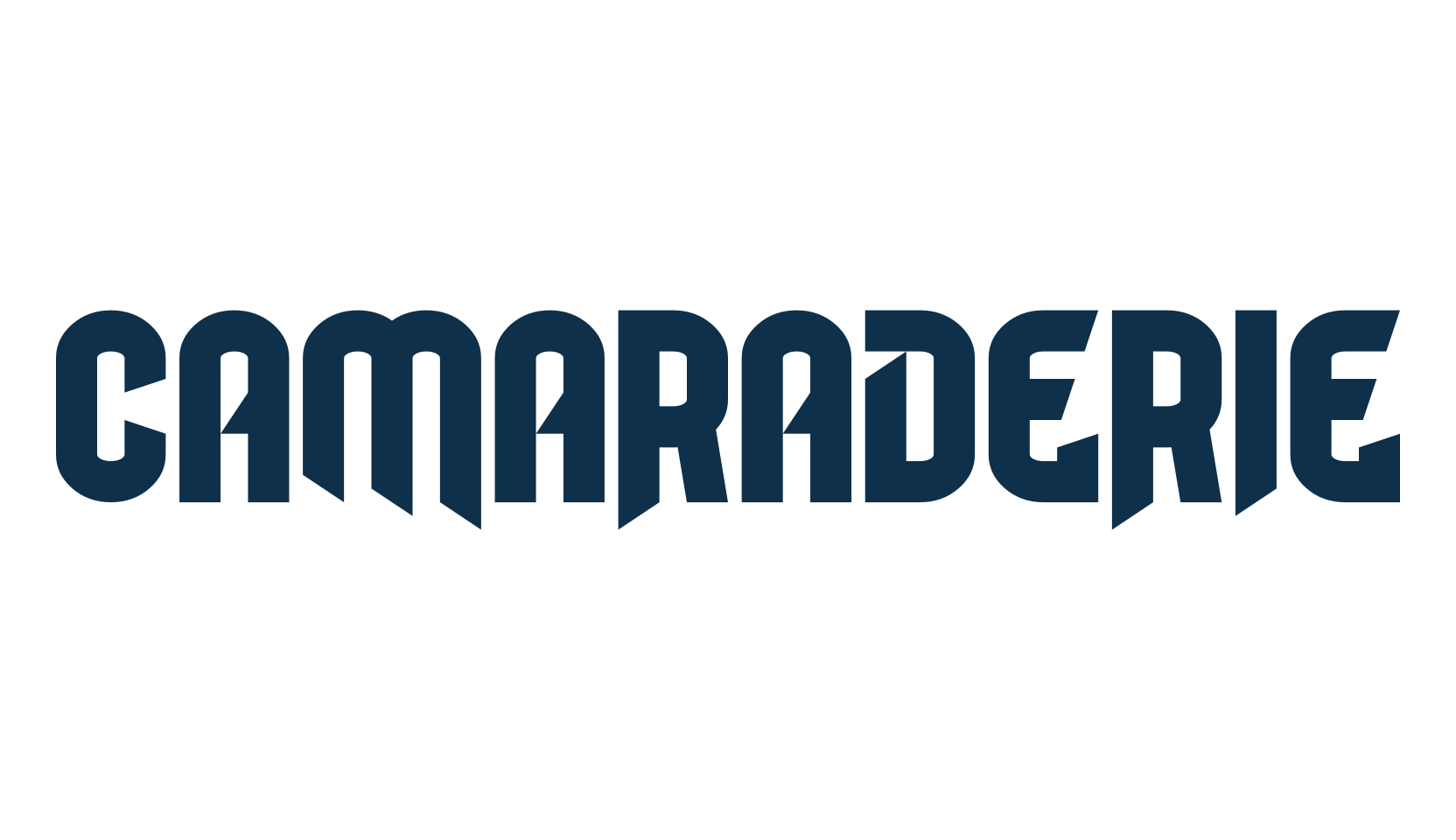 Camaraderie, techno sci-fi font preview