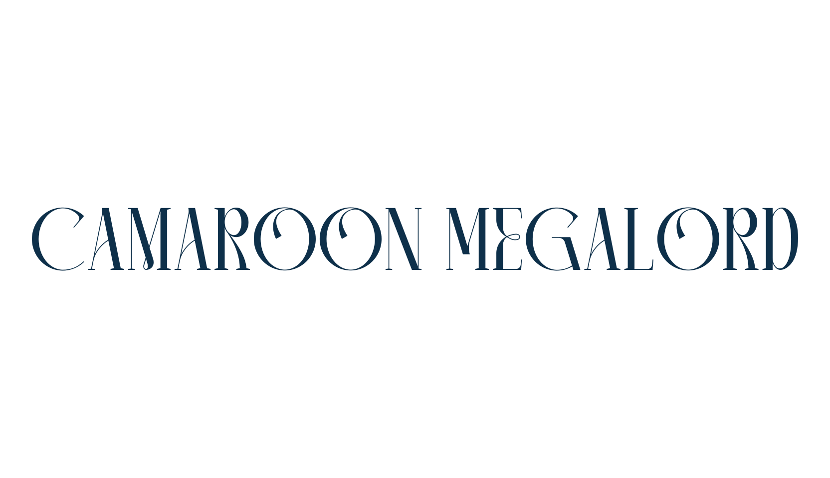 Camaroon Megalord, basic serif font preview
