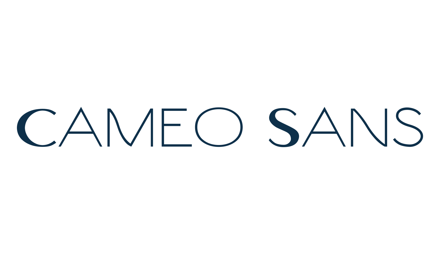 Cameo Sans, basic sans serif font preview