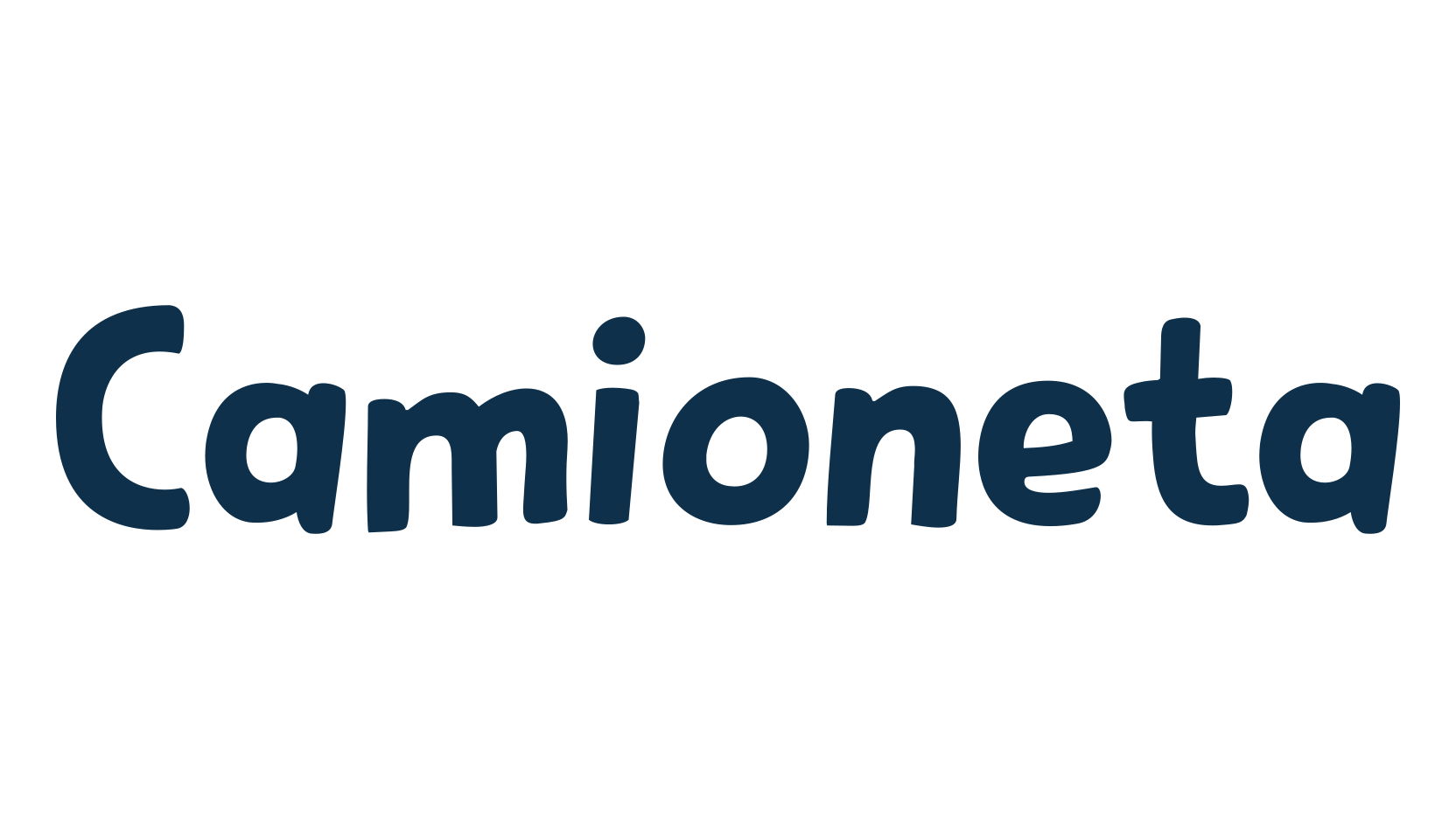 Camioneta, cartoon font preview
