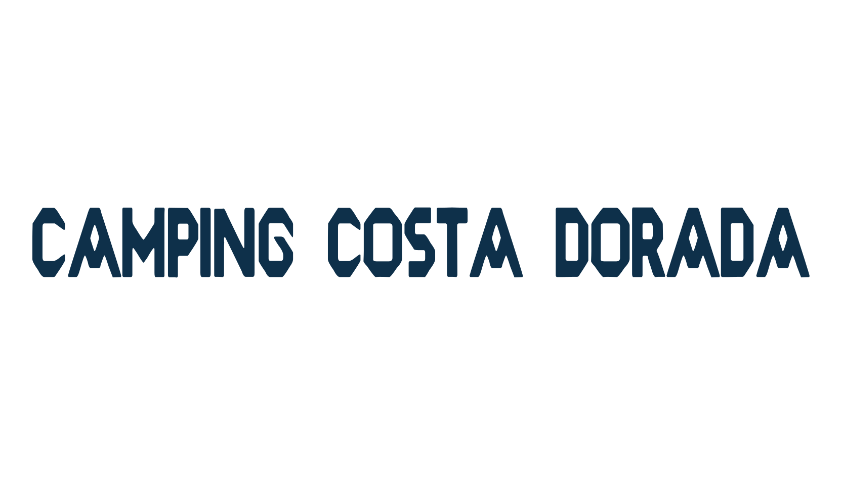 Camping Costa Dorada, fancy various decorative font preview