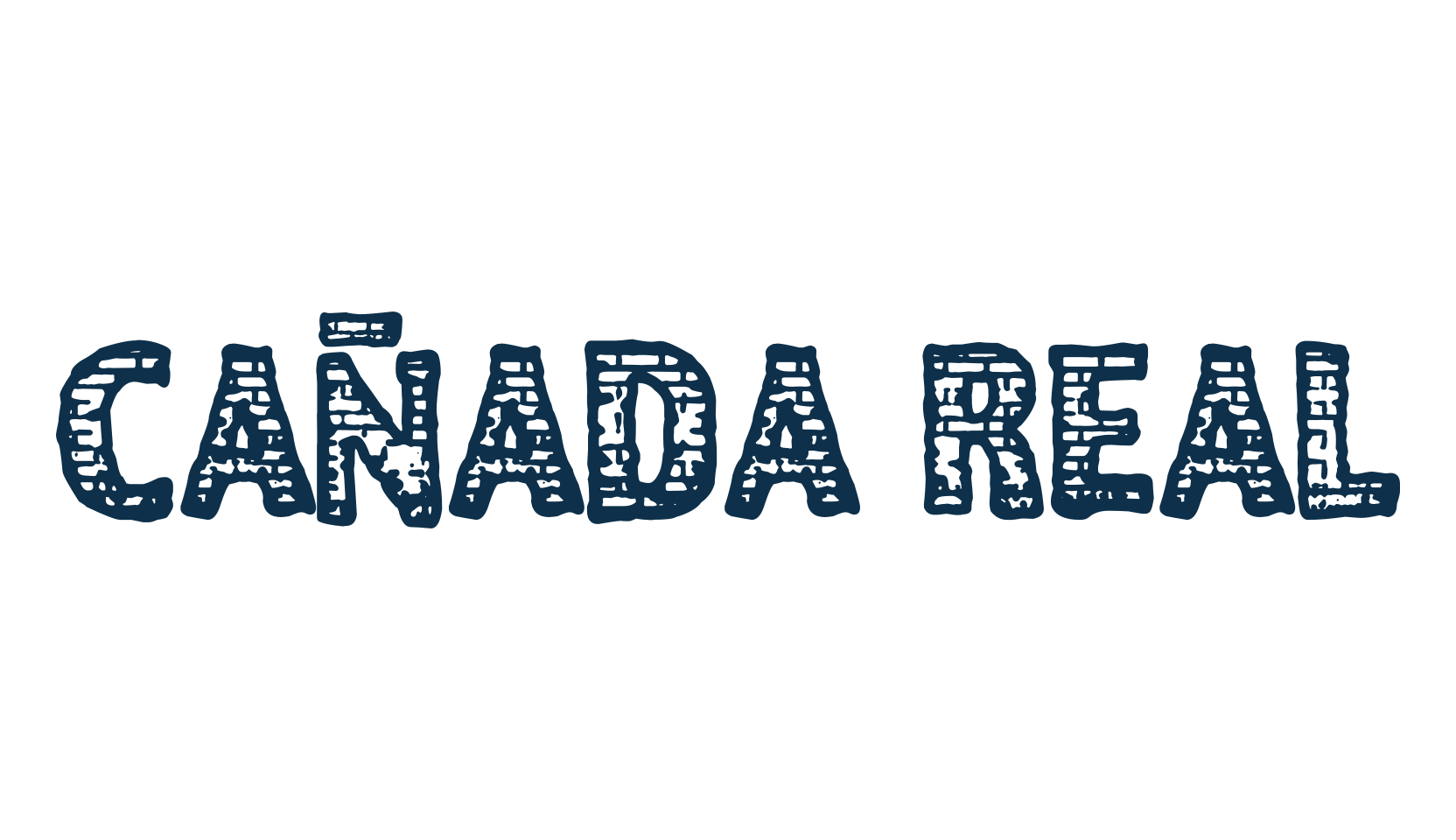 Cañada Real, fancy decorative font preview