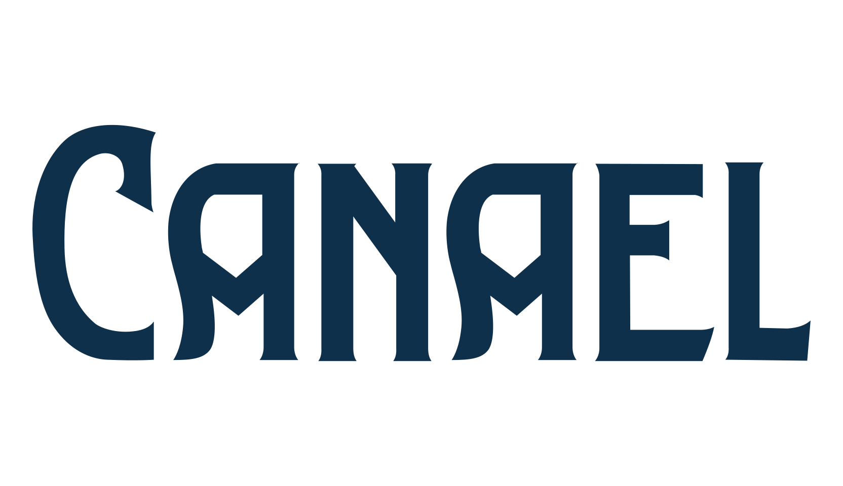 Canael, retro font preview