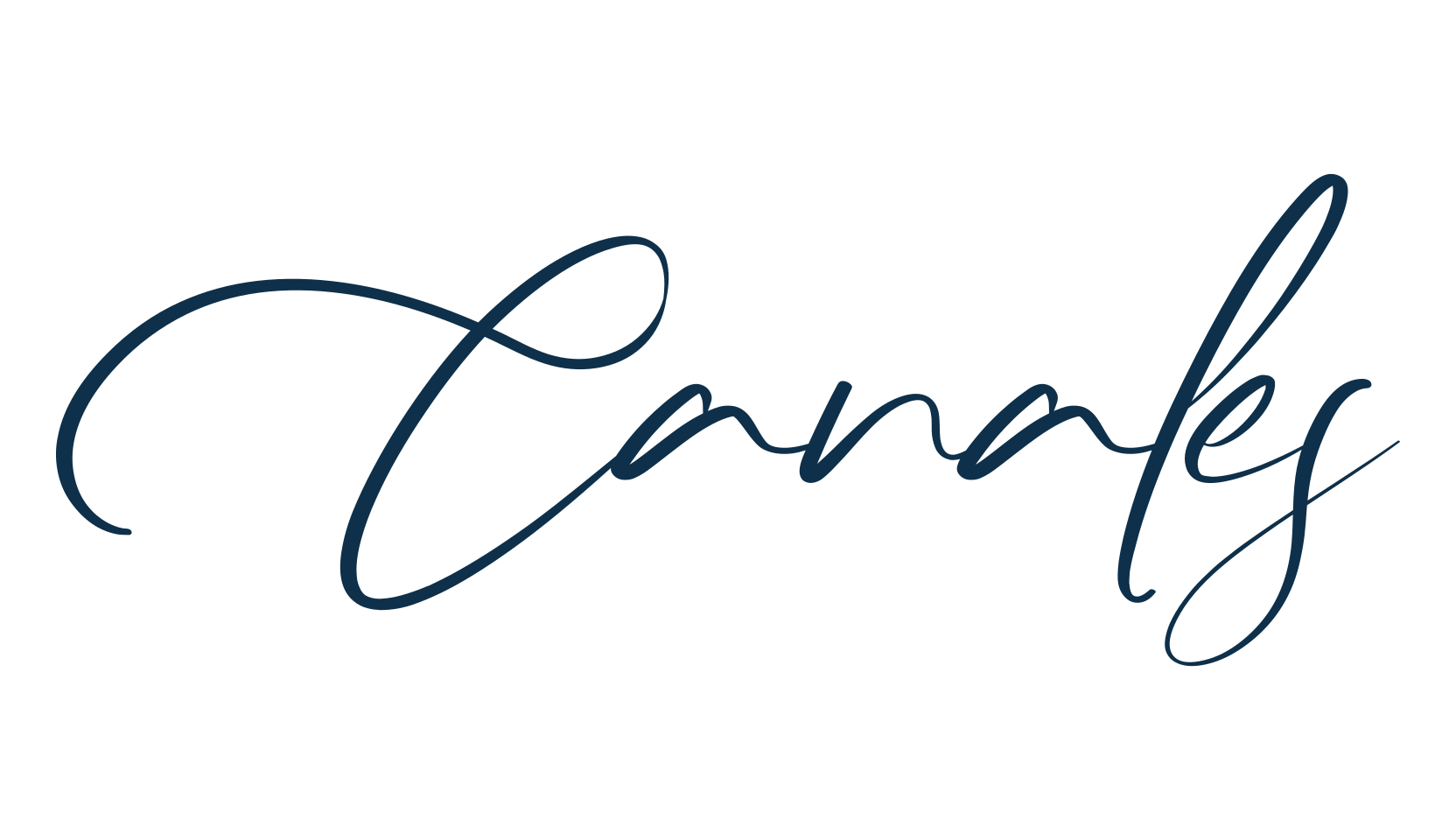 Canales, script calligraphy fancy decorative font preview