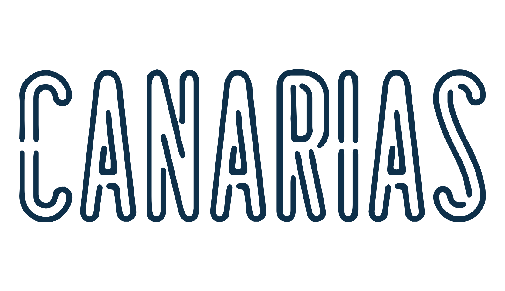 Canarias, various font preview