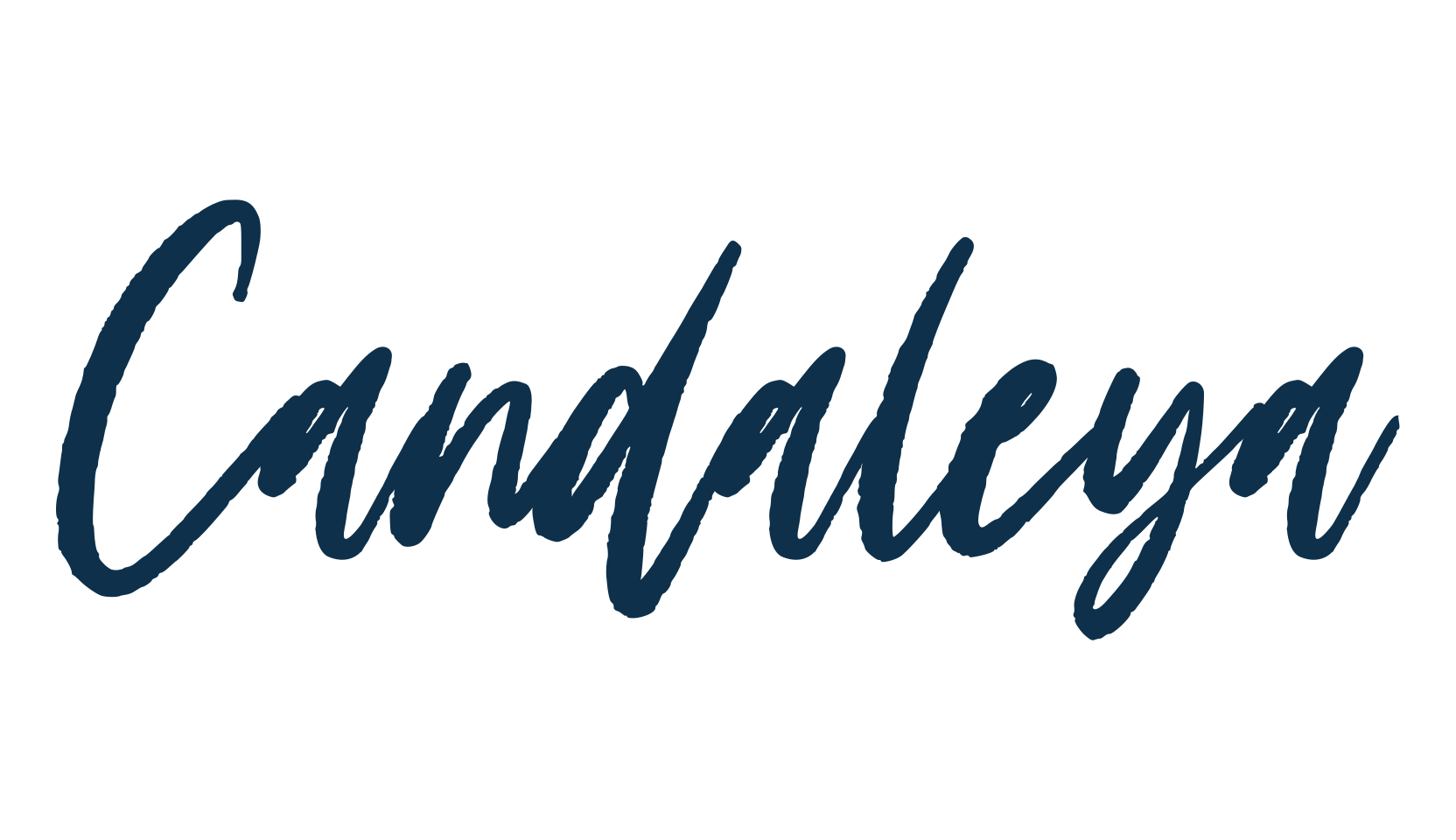 Candaleya, handwriting font preview