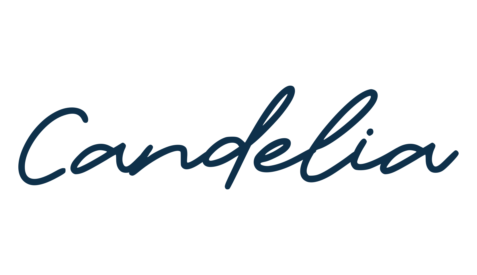 Candelia, script handwritten fancy decorative calligraphy font preview