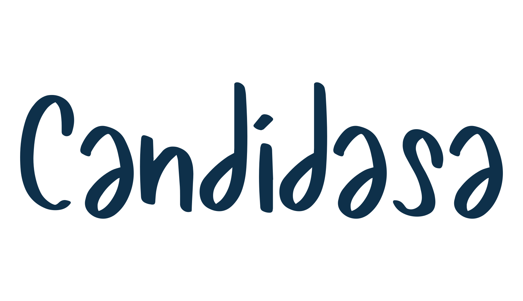 Candidasa, handwriting font preview