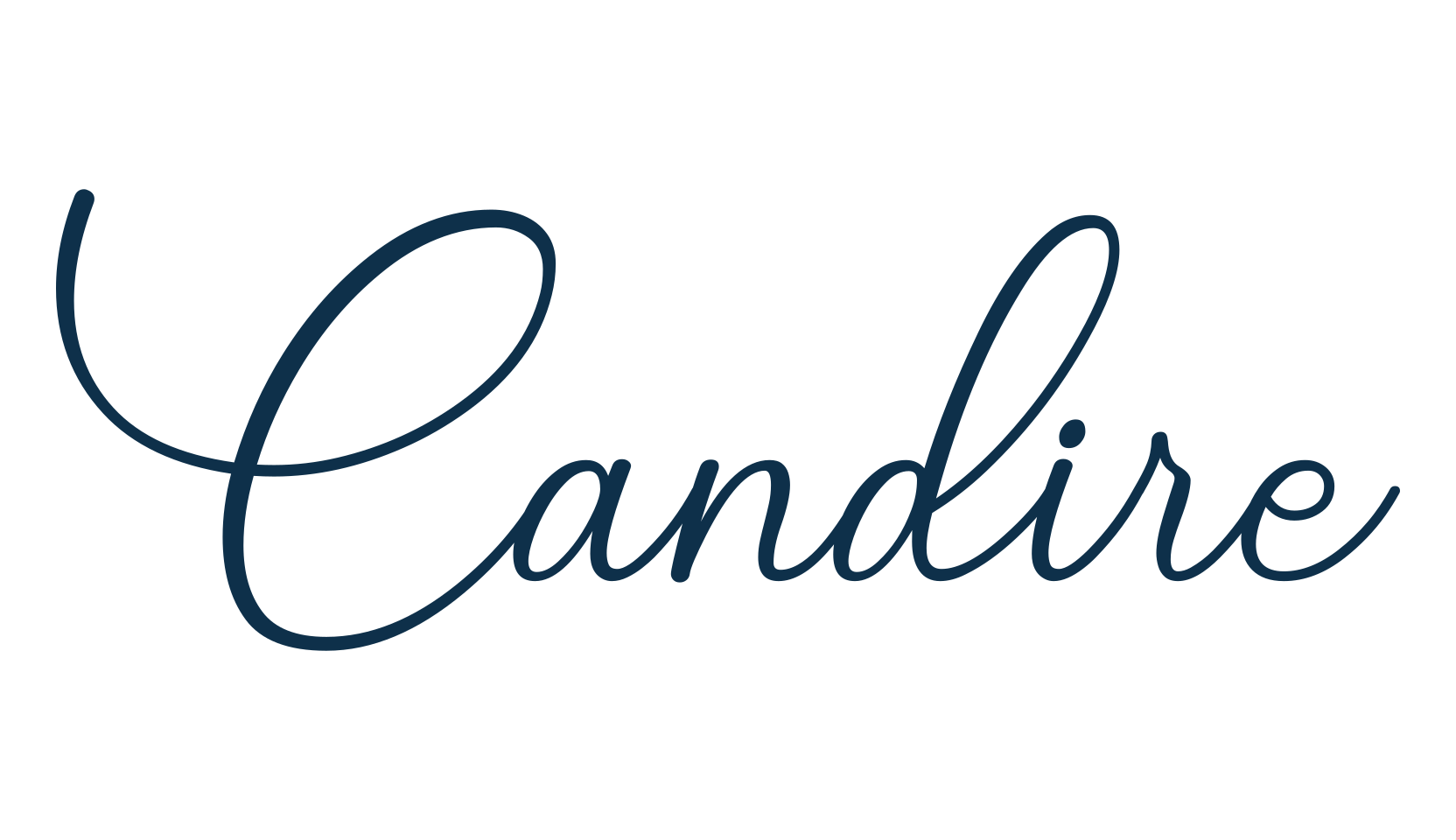 Candire, calligraphy font preview
