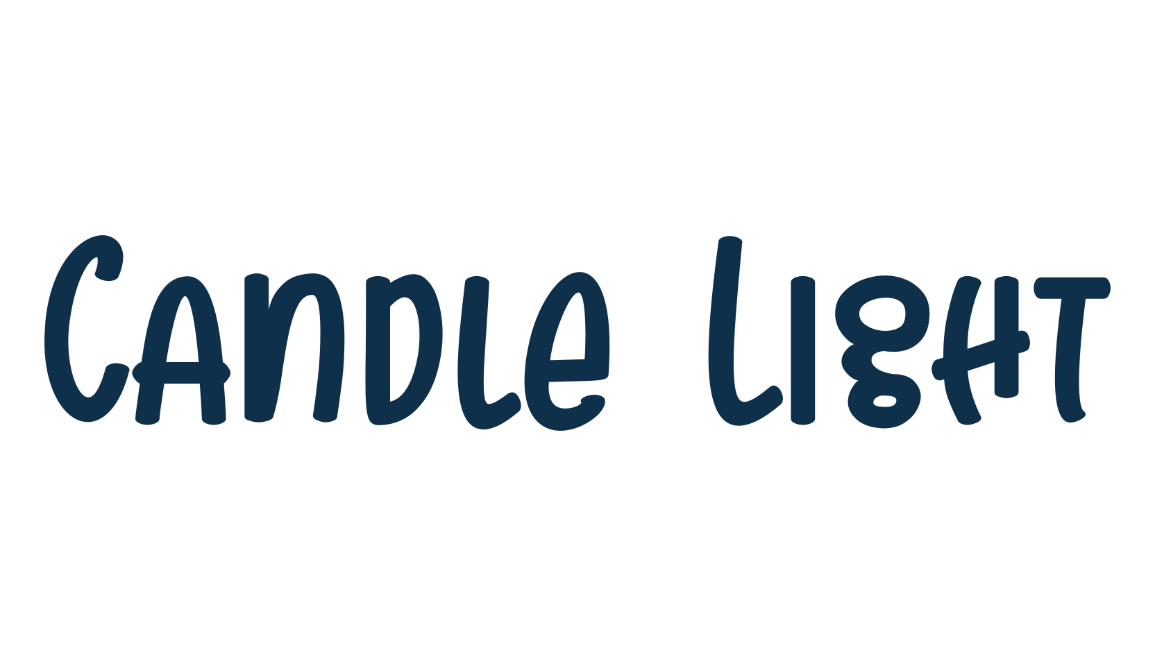 Candle Light (candle-light-2), fancy cartoon decorative comic font preview