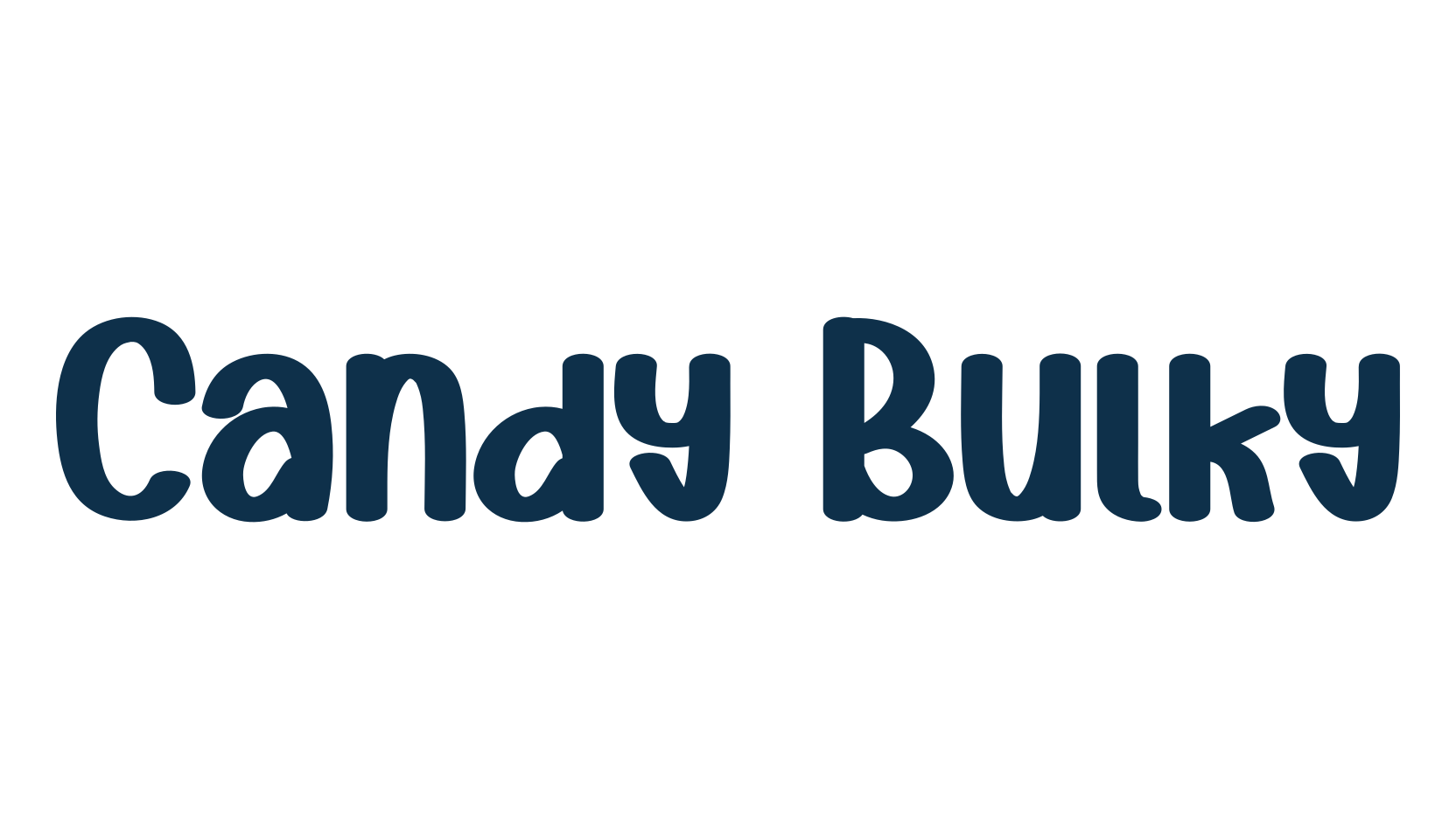 Candy Bulky, handwriting font preview