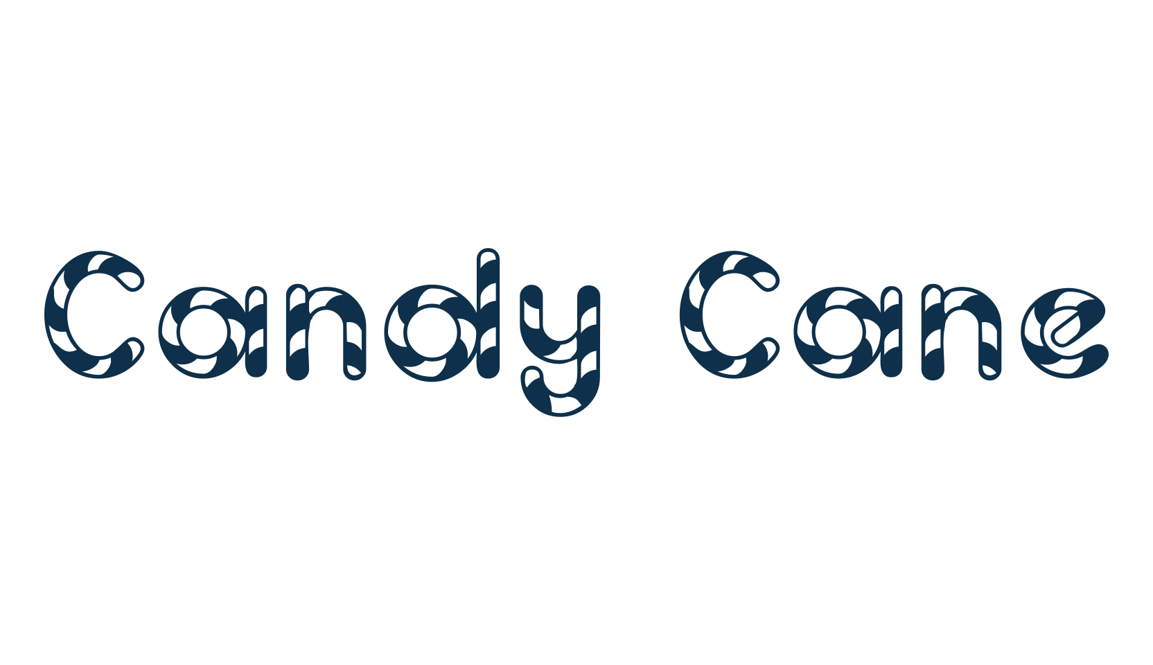 Candy Cane (candy-cane), display market font preview