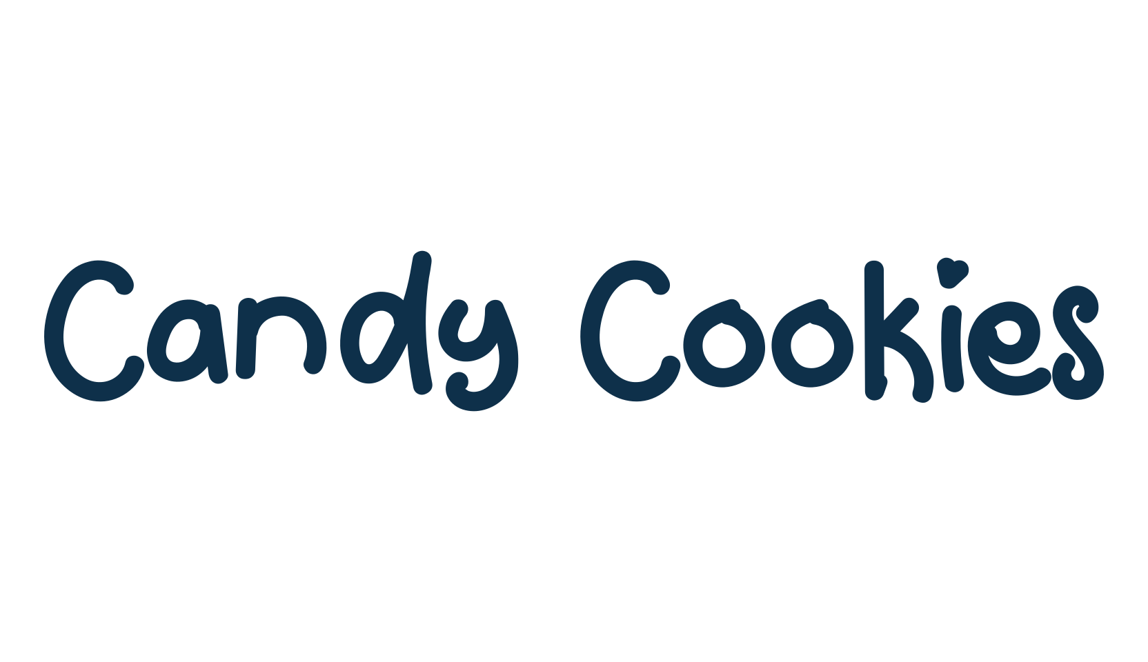 Candy Cookies, script handwritten fancy decorative calligraphy font preview