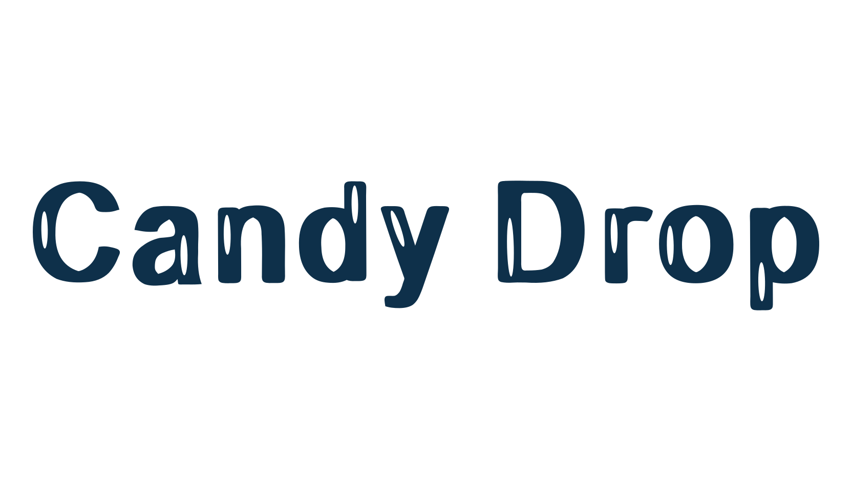 Candy Drop, fancy various basic font preview