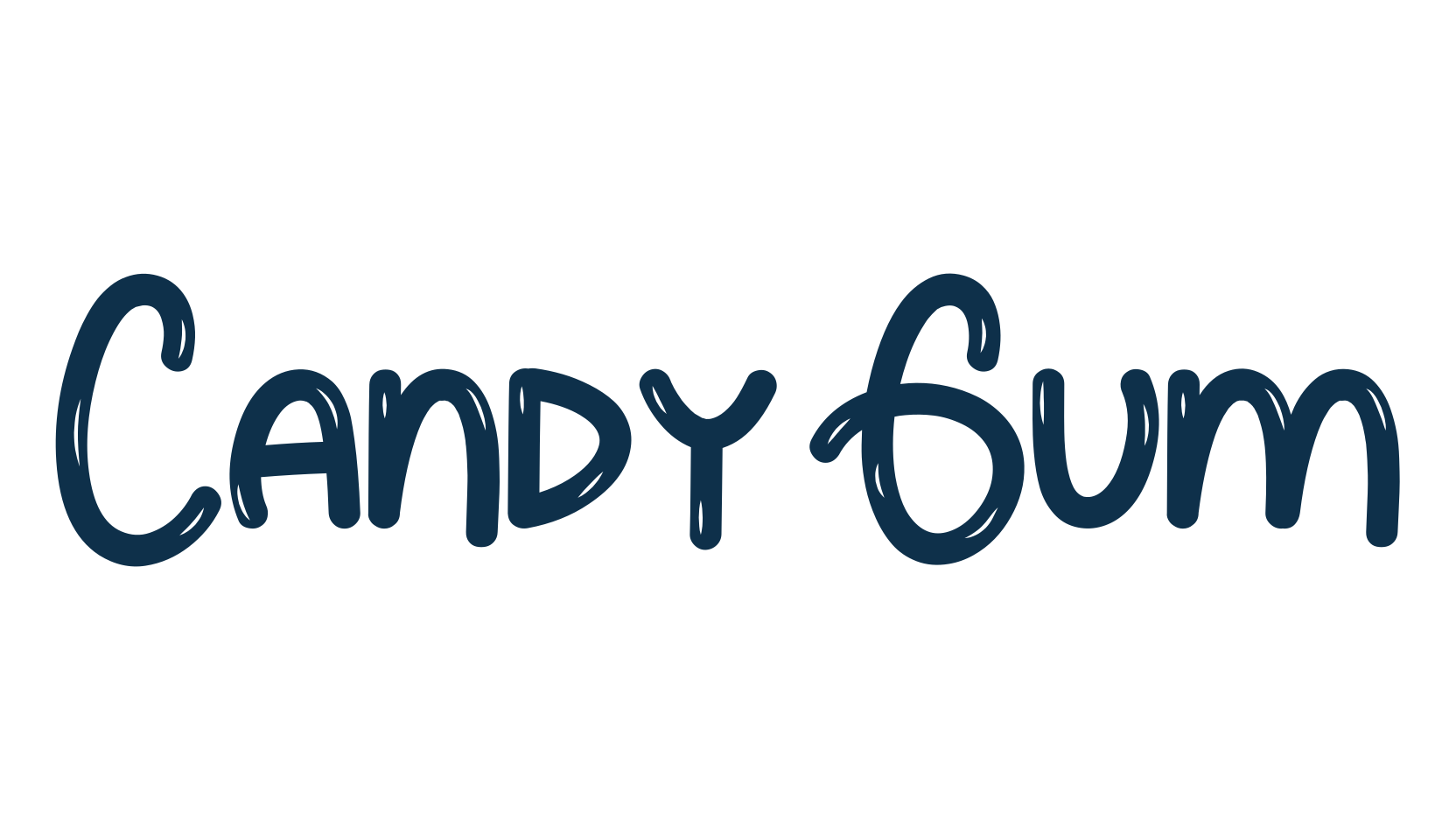 Candy Gum, cartoon font preview