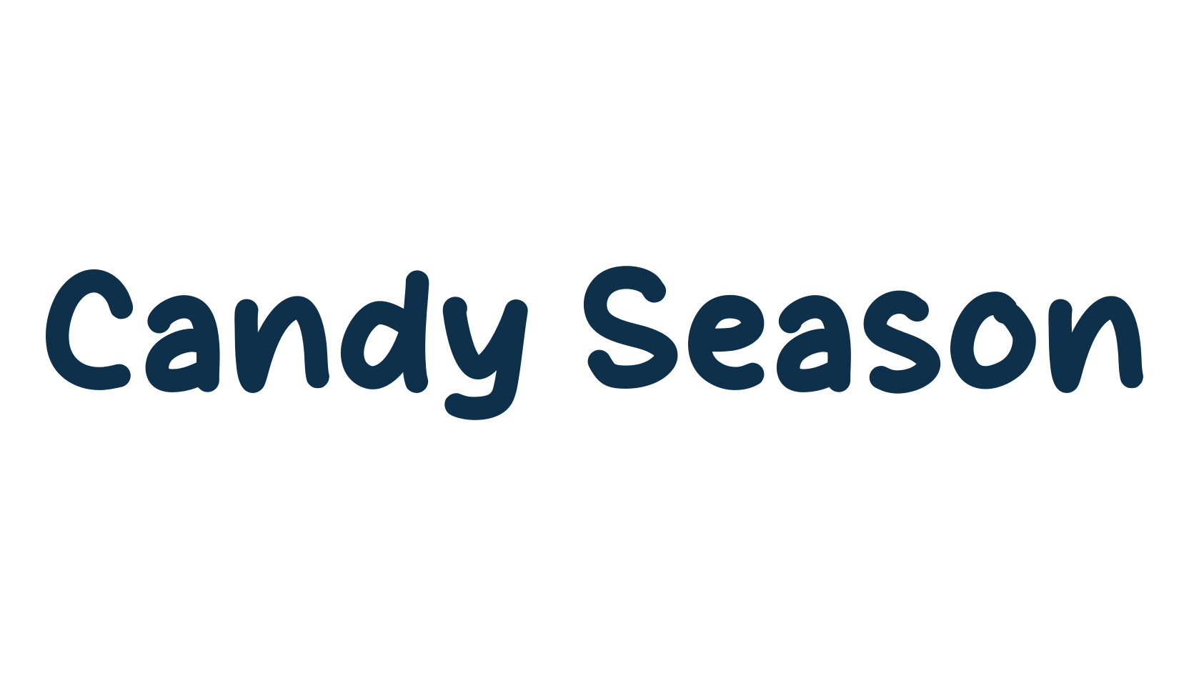 Candy Season, script handwritten fancy decorative calligraphy font preview