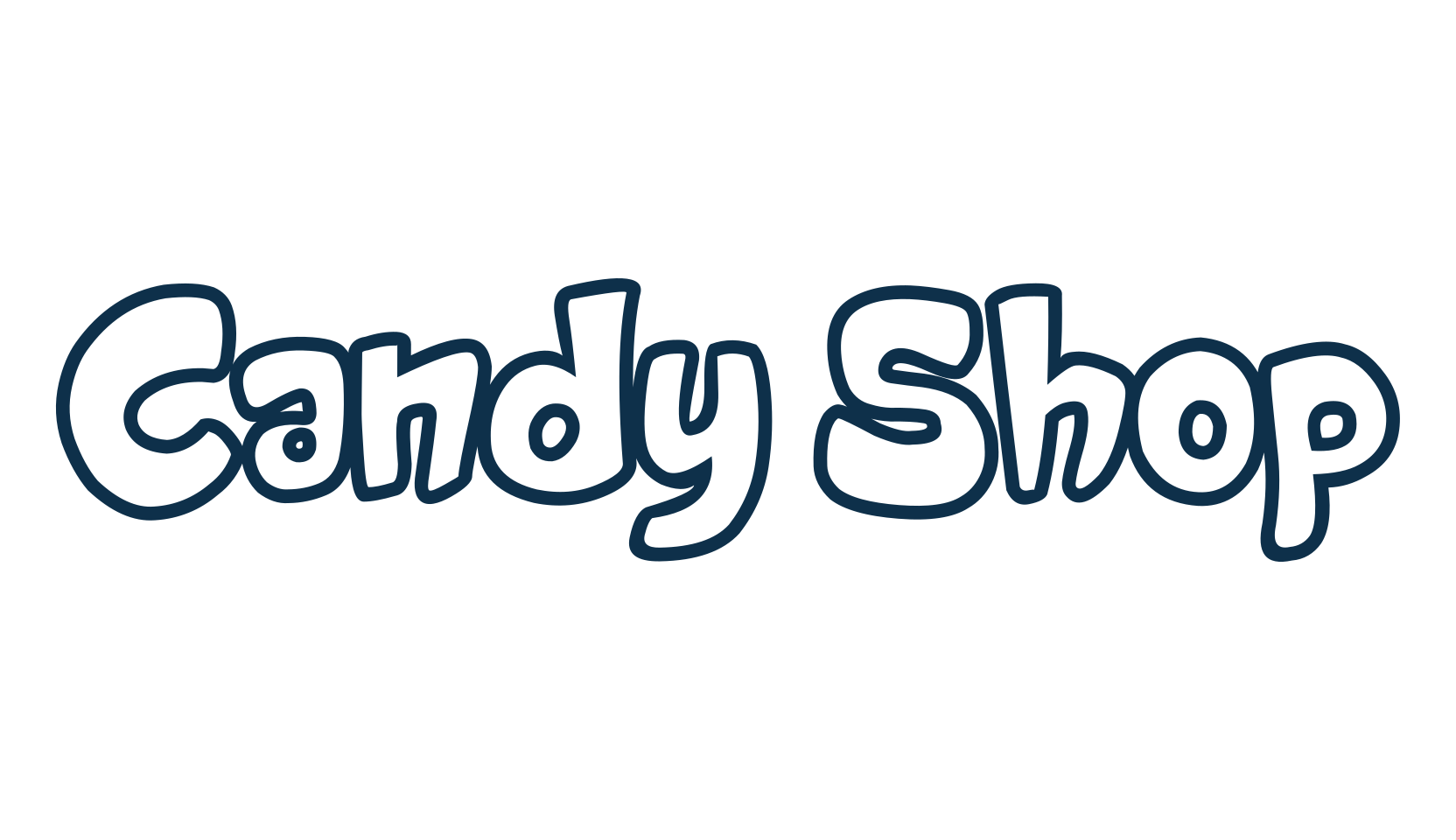 Candy Shop, fancy cartoon decorative font preview