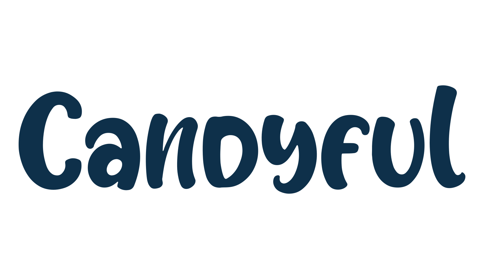 Candyful, cartoon font preview