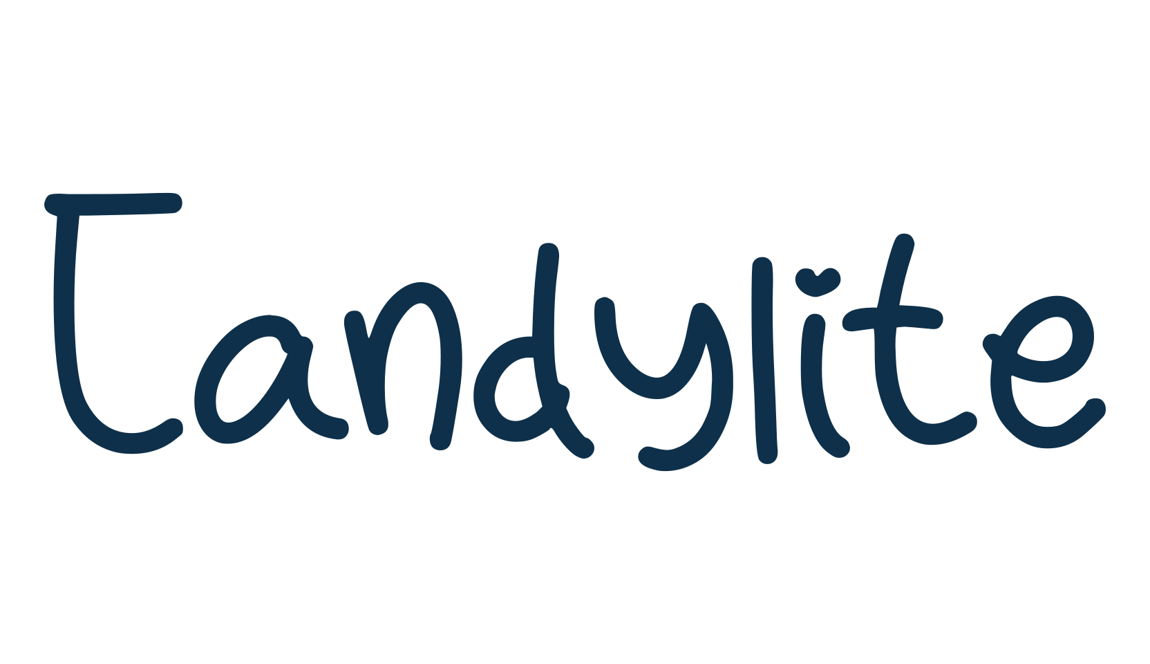 Candylite (candylite), handwriting font preview