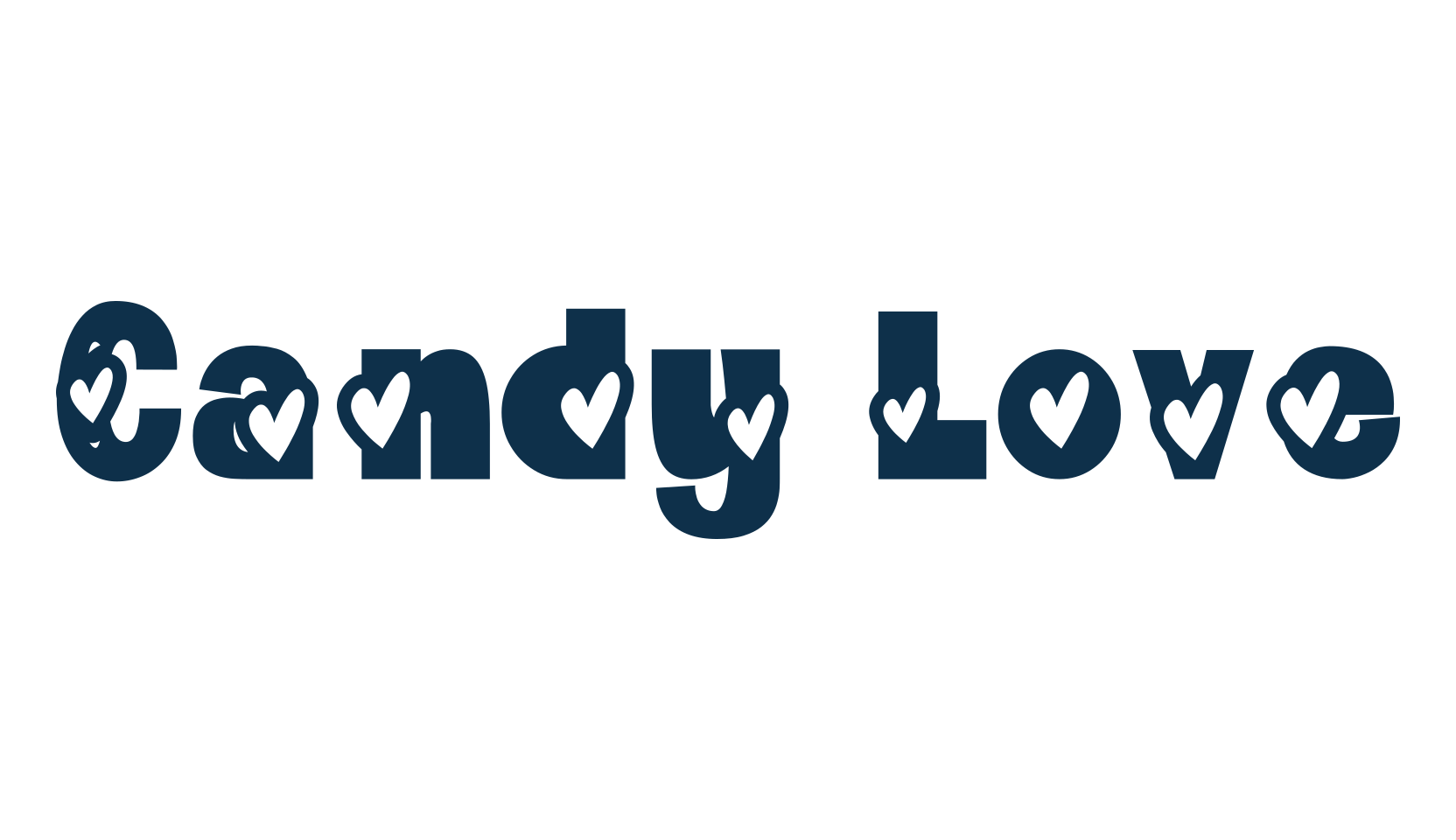 Candy Love (candylove-2), fancy decorative font preview