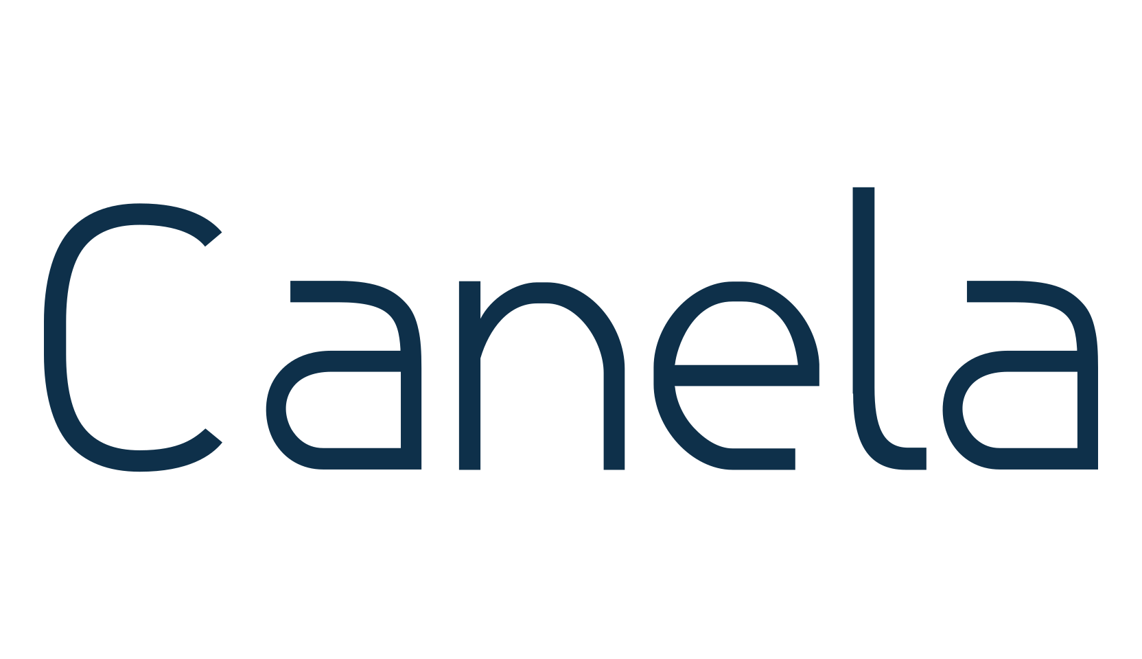 Canela, basic sans serif font preview