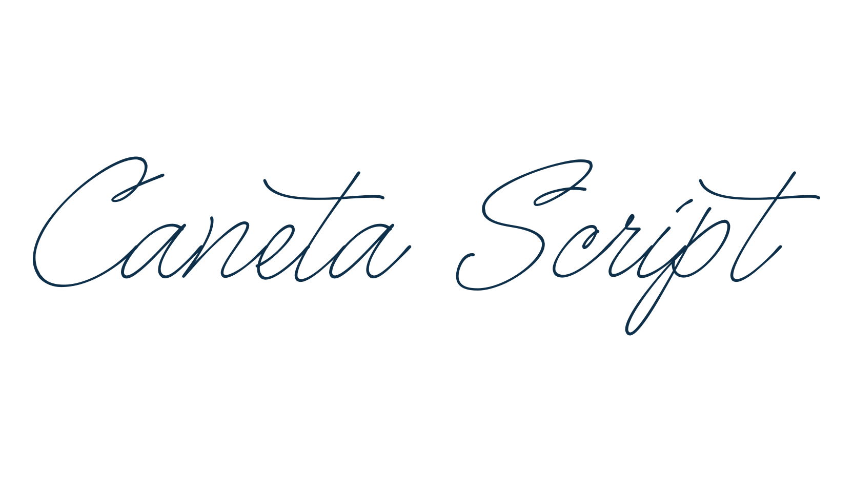 Caneta Script, script handwritten fancy decorative calligraphy font preview