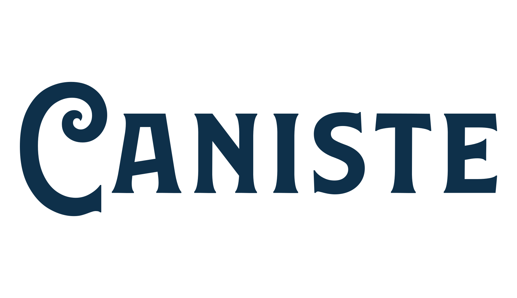 Caniste, fancy retro decorative font preview