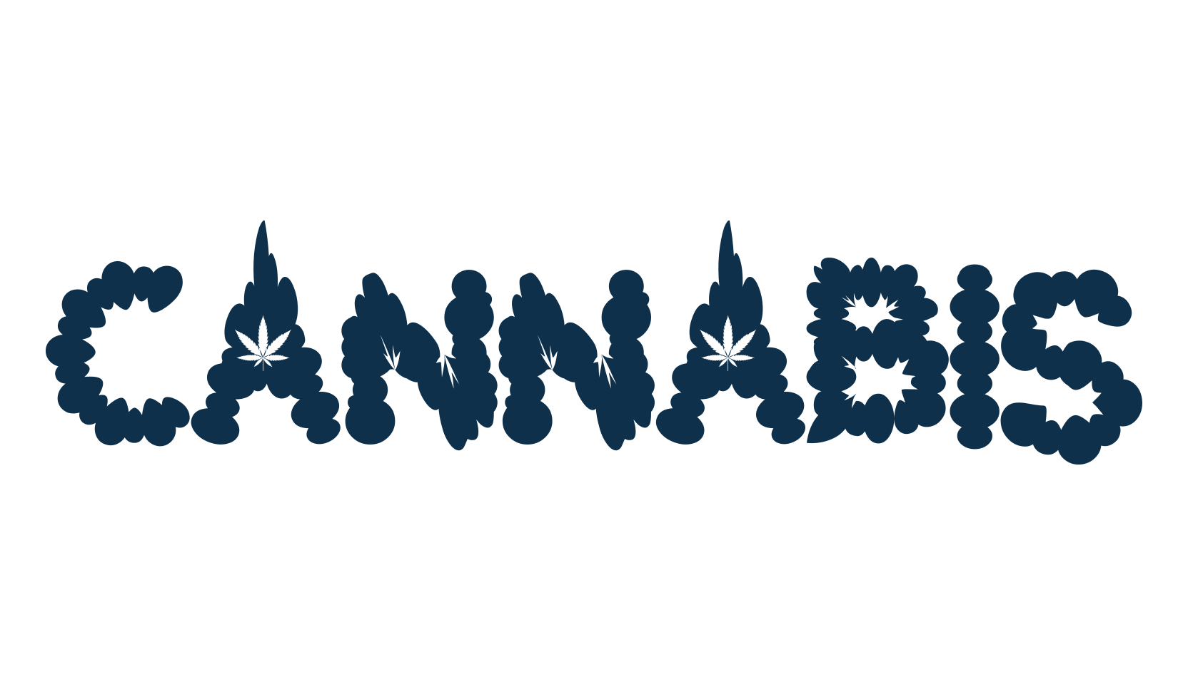 Cannabis, fancy decorative font preview