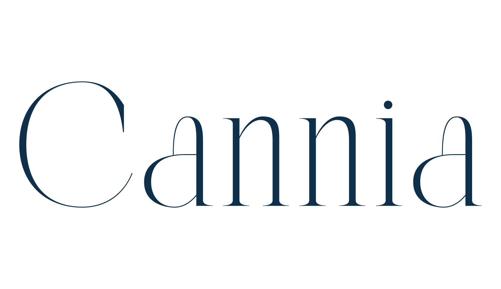 Cannia, basic serif font preview