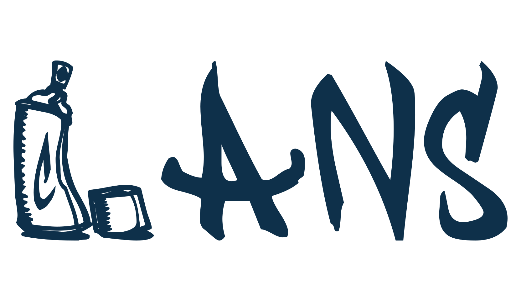 Cans, fancy decorative font preview