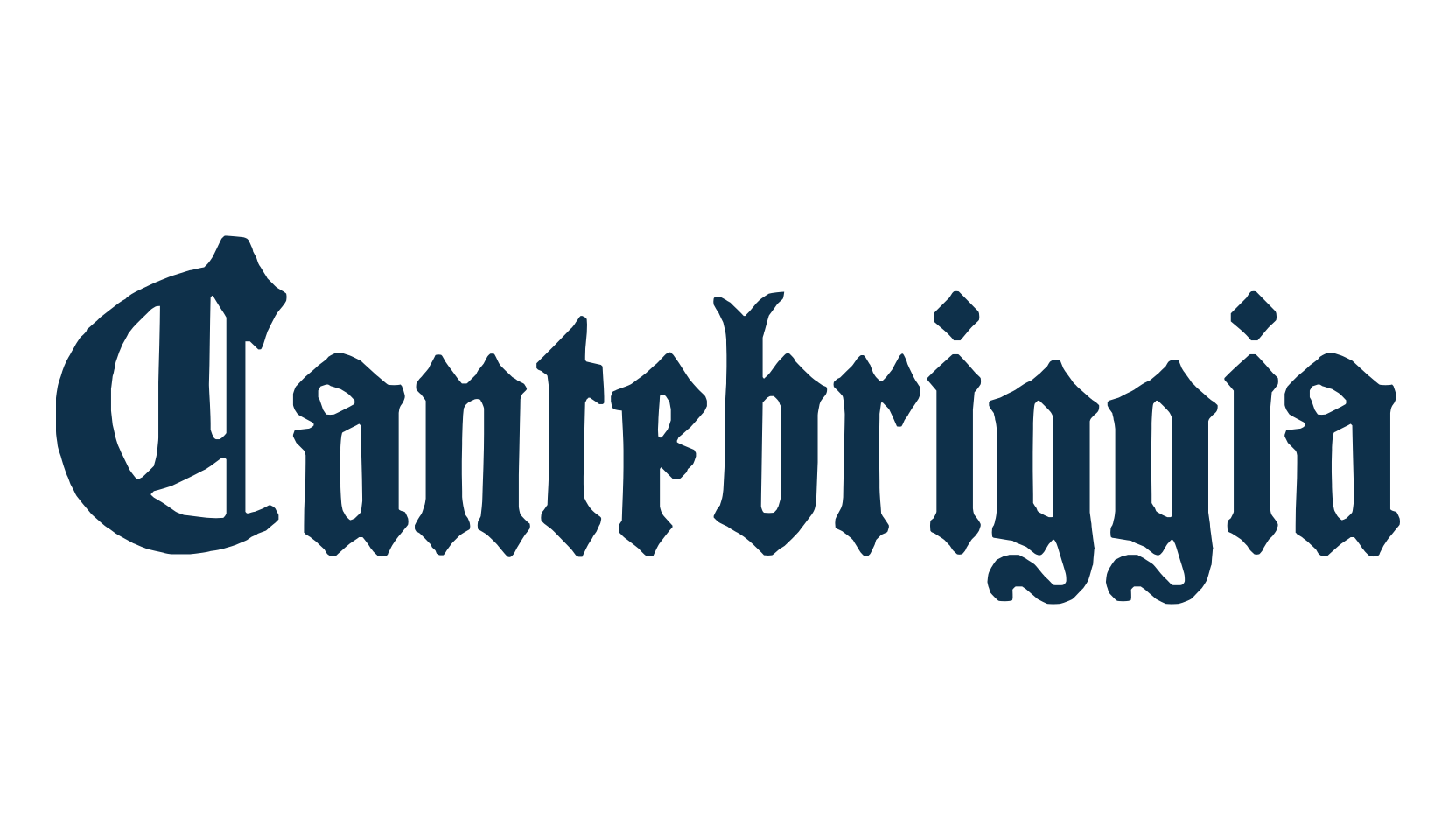Cantebriggia, gothic medieval font preview