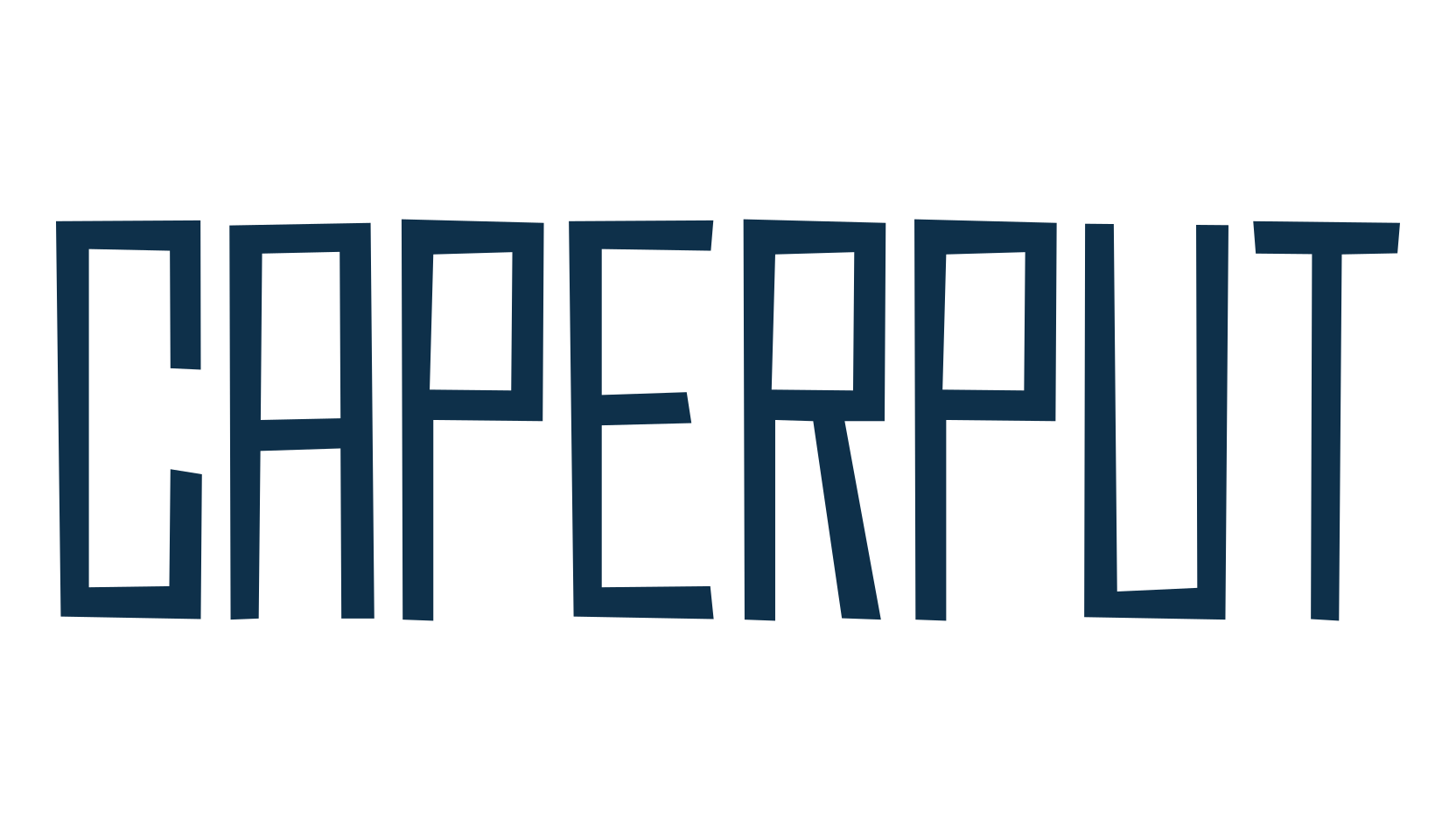 Caperput, fancy various decorative font preview