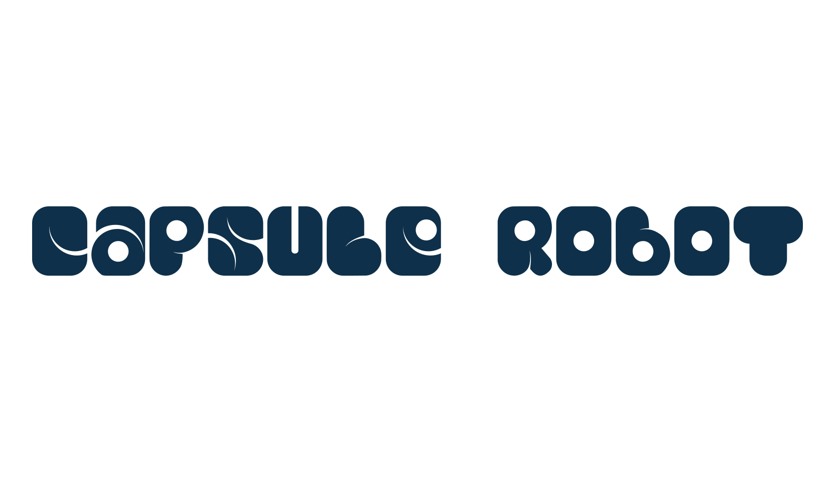 Capsule Robot, fancy groovy decorative font preview