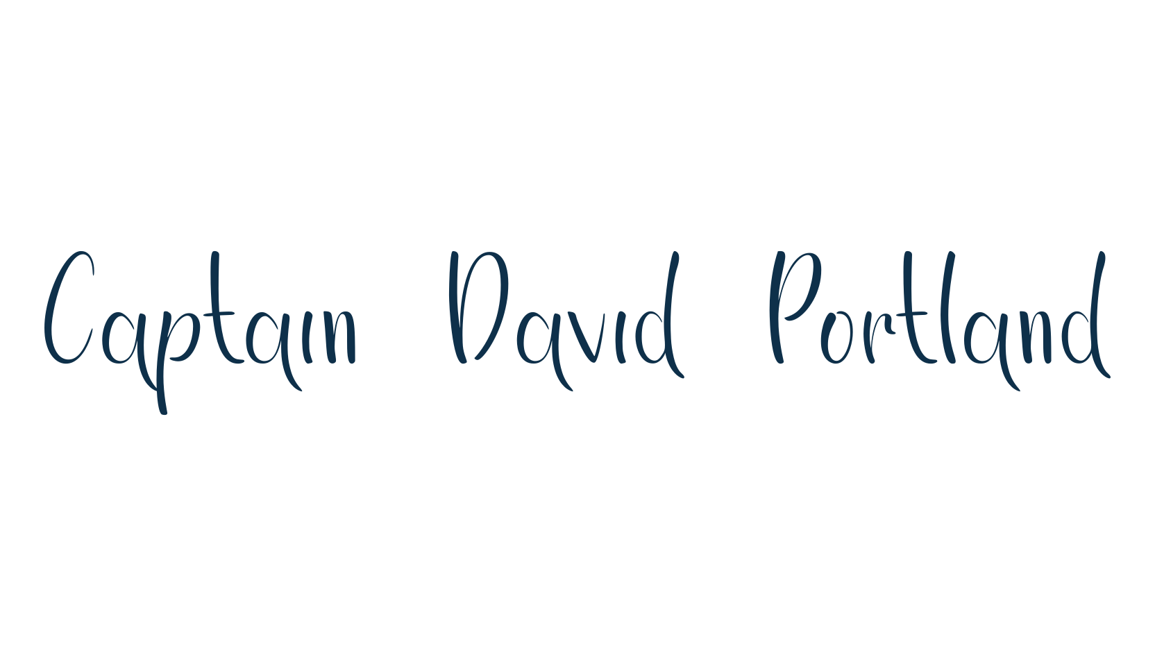 Captain David Portland, display market font preview