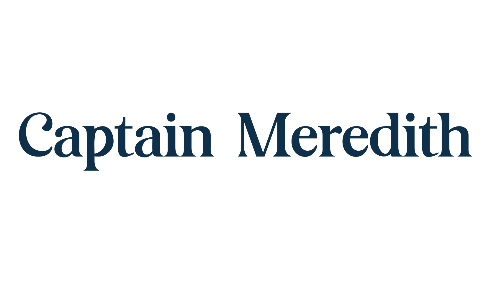 Captain Meredith, basic serif font preview