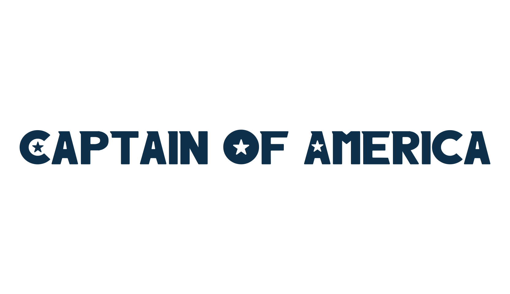 Captain Of America, fancy decorative font preview